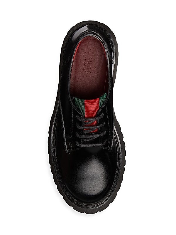 Shop Gucci Thea Leather Derbys | Saks Fifth Avenue Shop Gucci Thea Leather Derbys | Saks Fifth Avenue