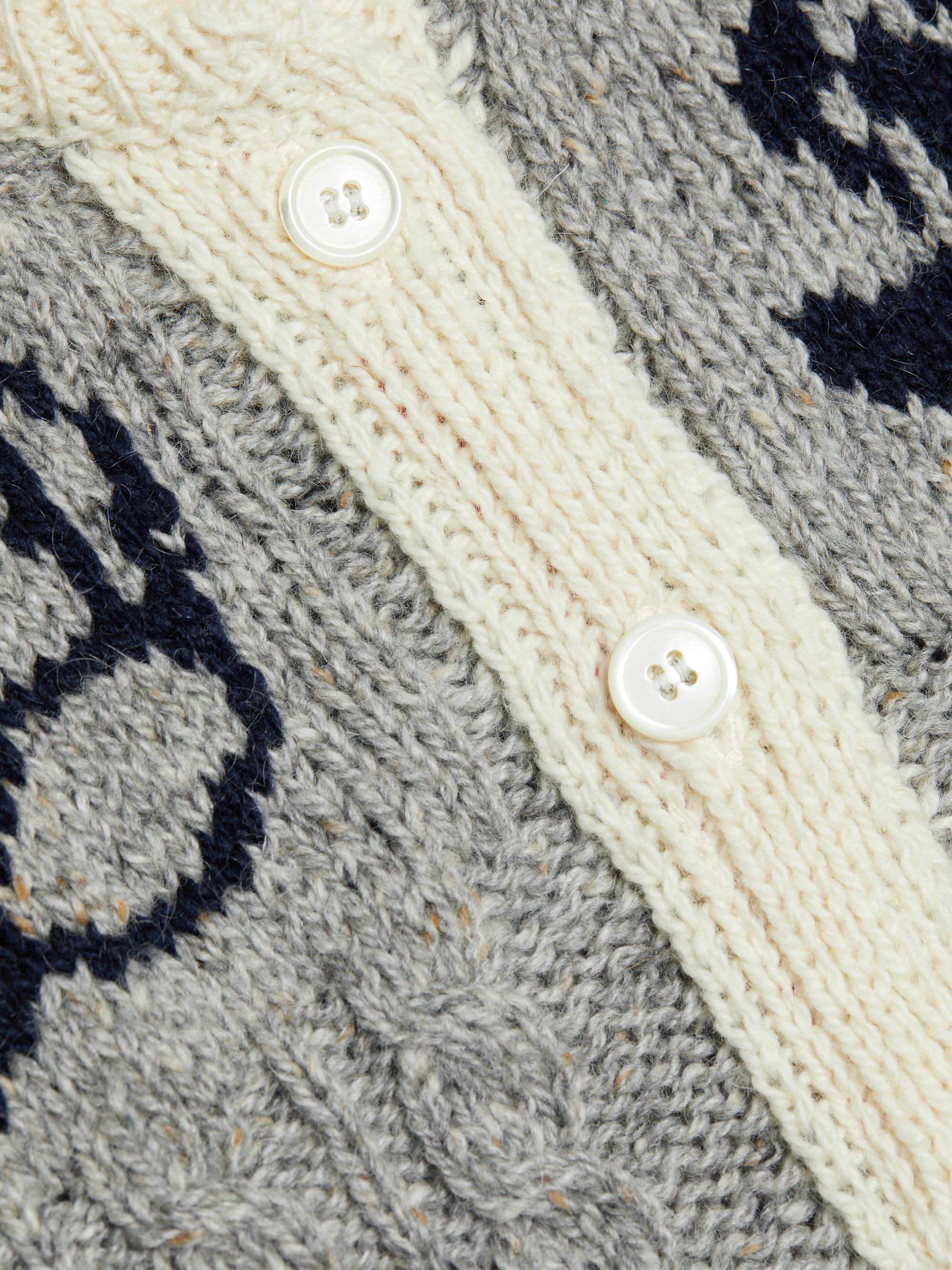 み*ん様 Thom Browne Duck Intarsia カーディガン L Geese Intarsia Merino Wool Relaxed Fit V Neck Cardigan | Thom Browne