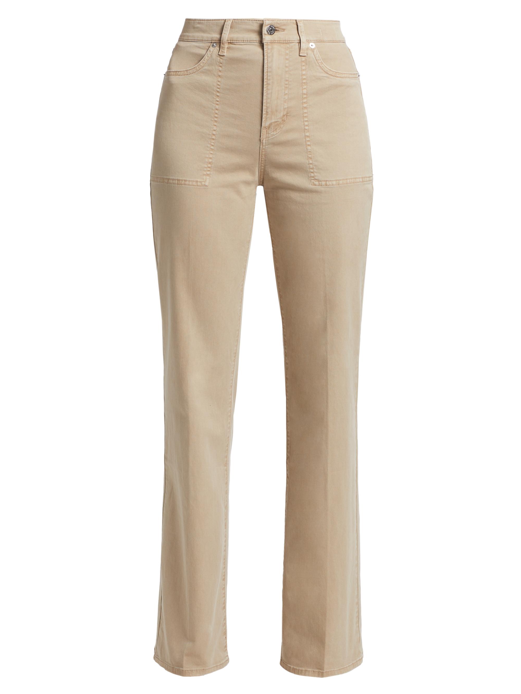 Veronica Beard Women's Crosbie Straight-Leg Pants - Stone