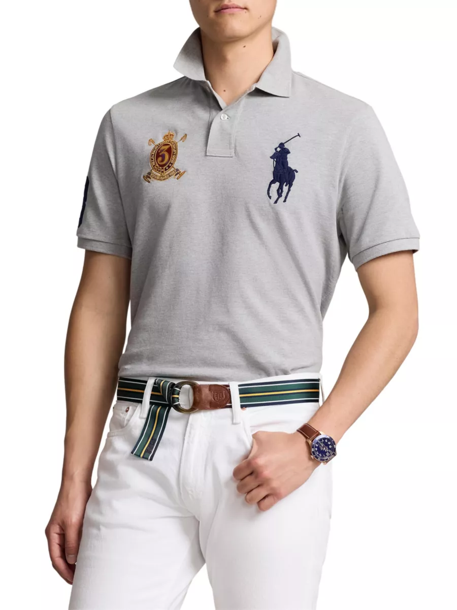 Shop Polo Ralph Lauren Mesh Pony Sport Polo Shirt | Saks Shop Polo Ralph Lauren Mesh Pony Sport Polo Shirt | Saks