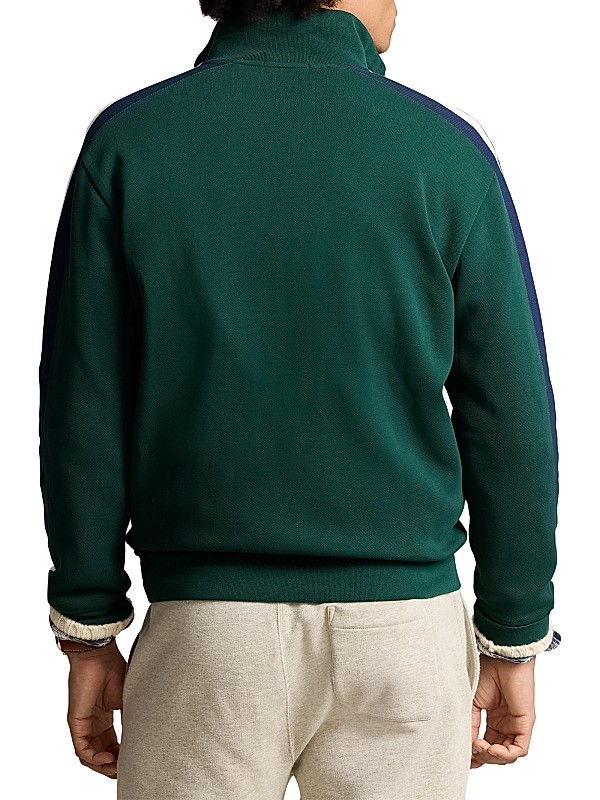 Shop Polo Ralph Lauren Colorblocked Knit Track Jacket | Saks Shop Polo Ralph Lauren Colorblocked Knit Track Jacket | Saks
