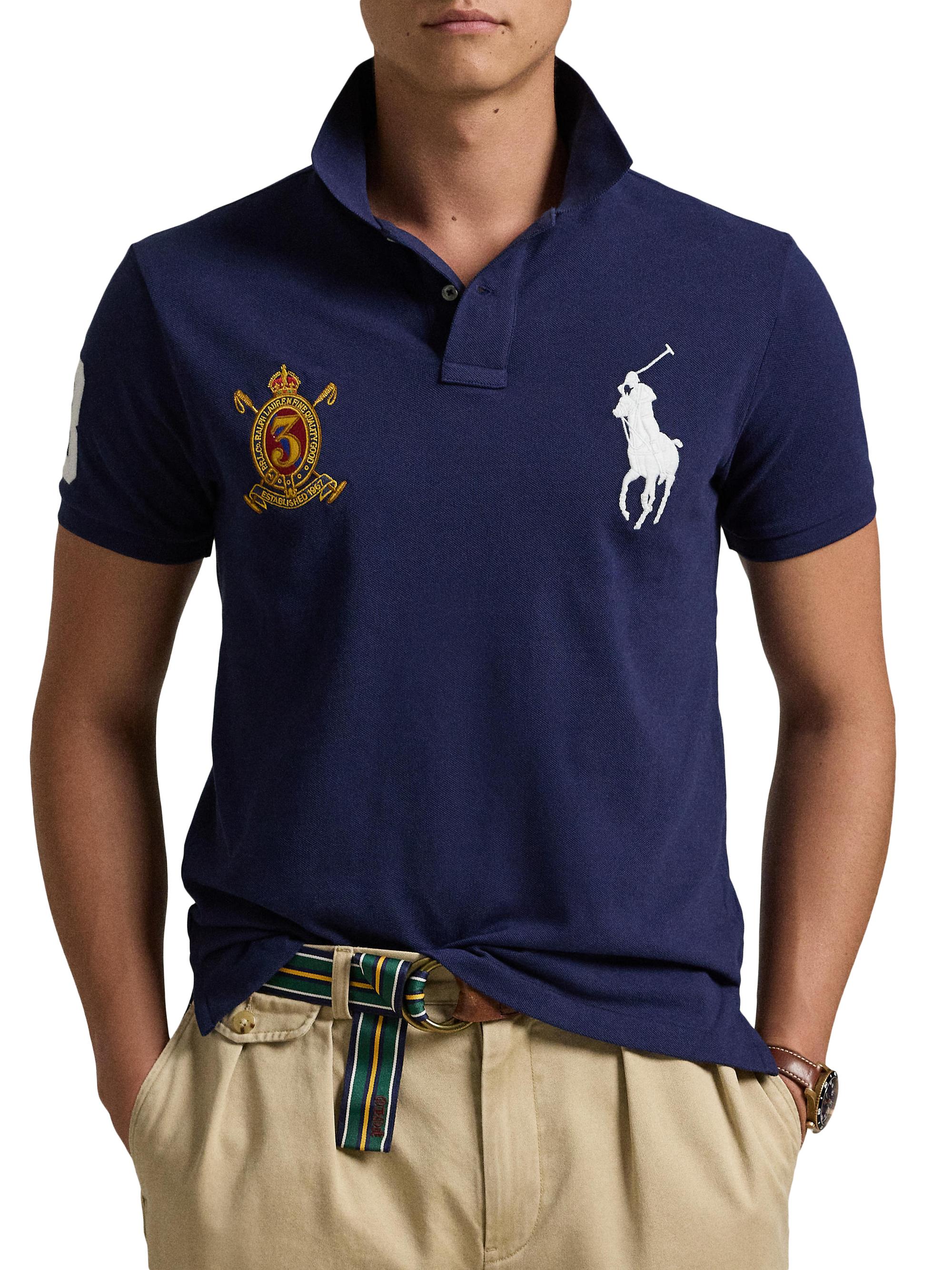 Polo Ralph Lauren Men's Logo Cotton Polo Shirt - Newport Navy