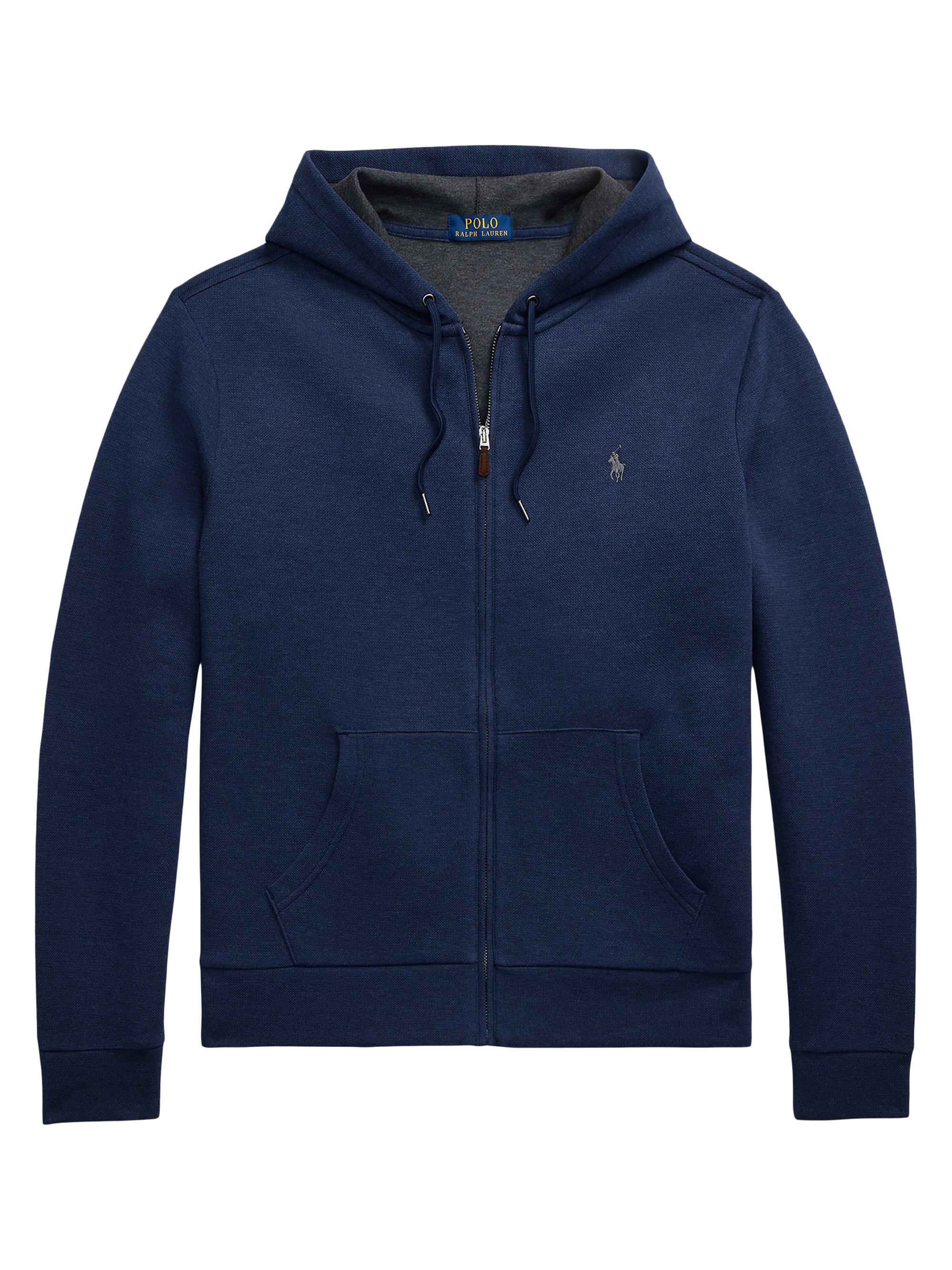 Polo Ralph Lauren Men's Cotton-Blend Zip Hoodie - Spring Navy Heather