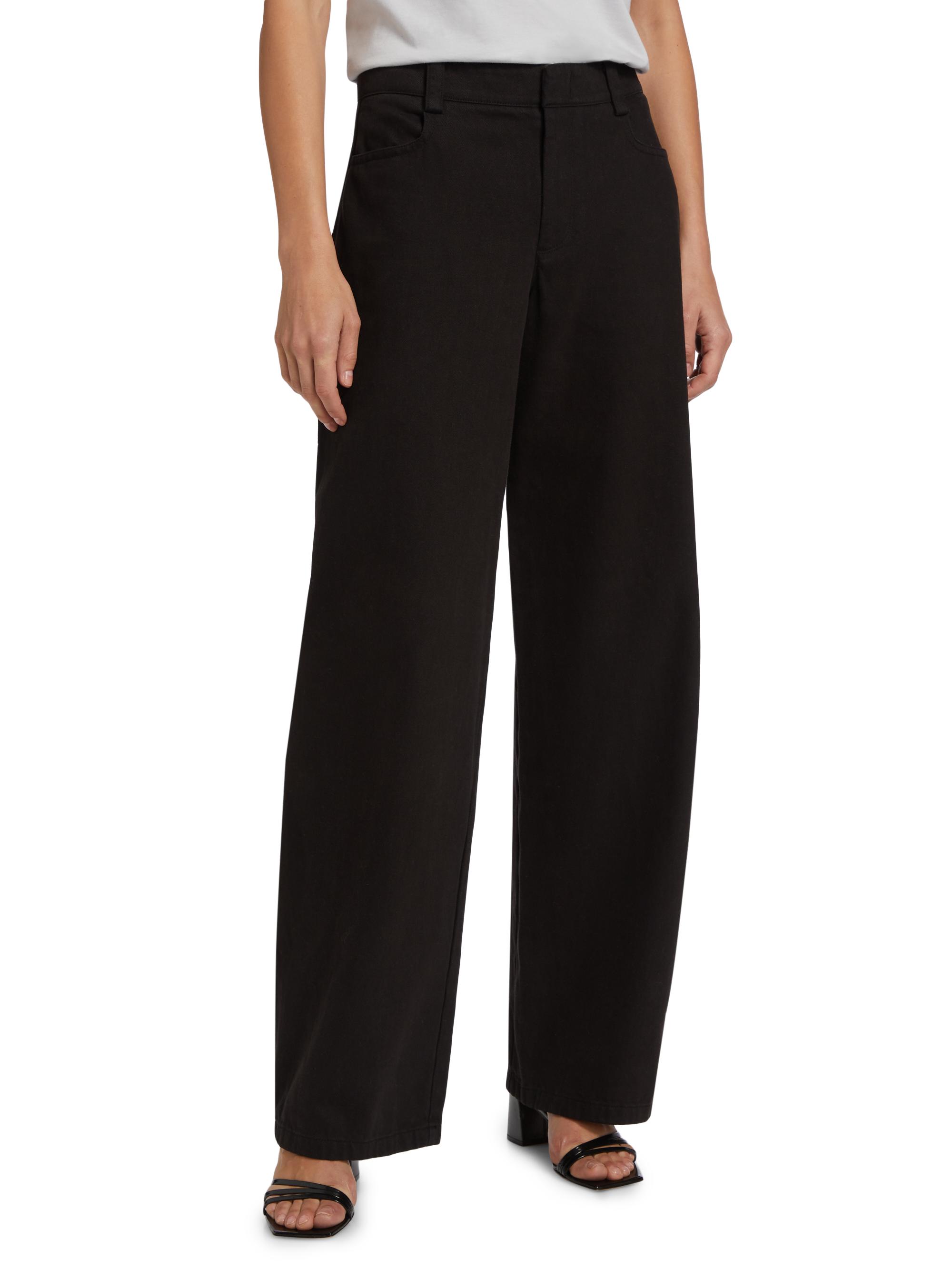 Vince Washed Twill Wide-Leg Pants | Saks Fifth Avenue