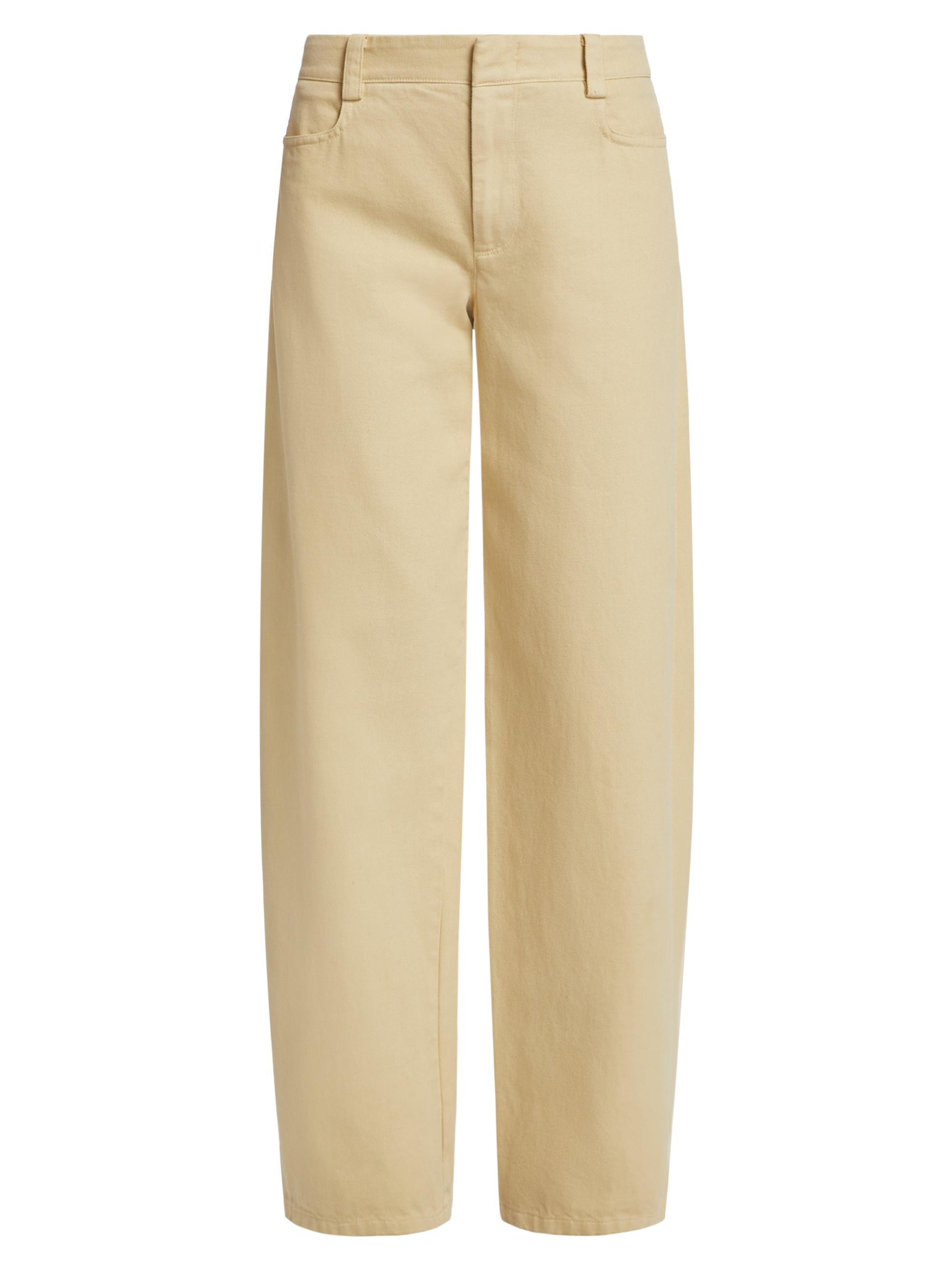 Vince Women's Washed Twill Wide-Leg Pants - Haystack