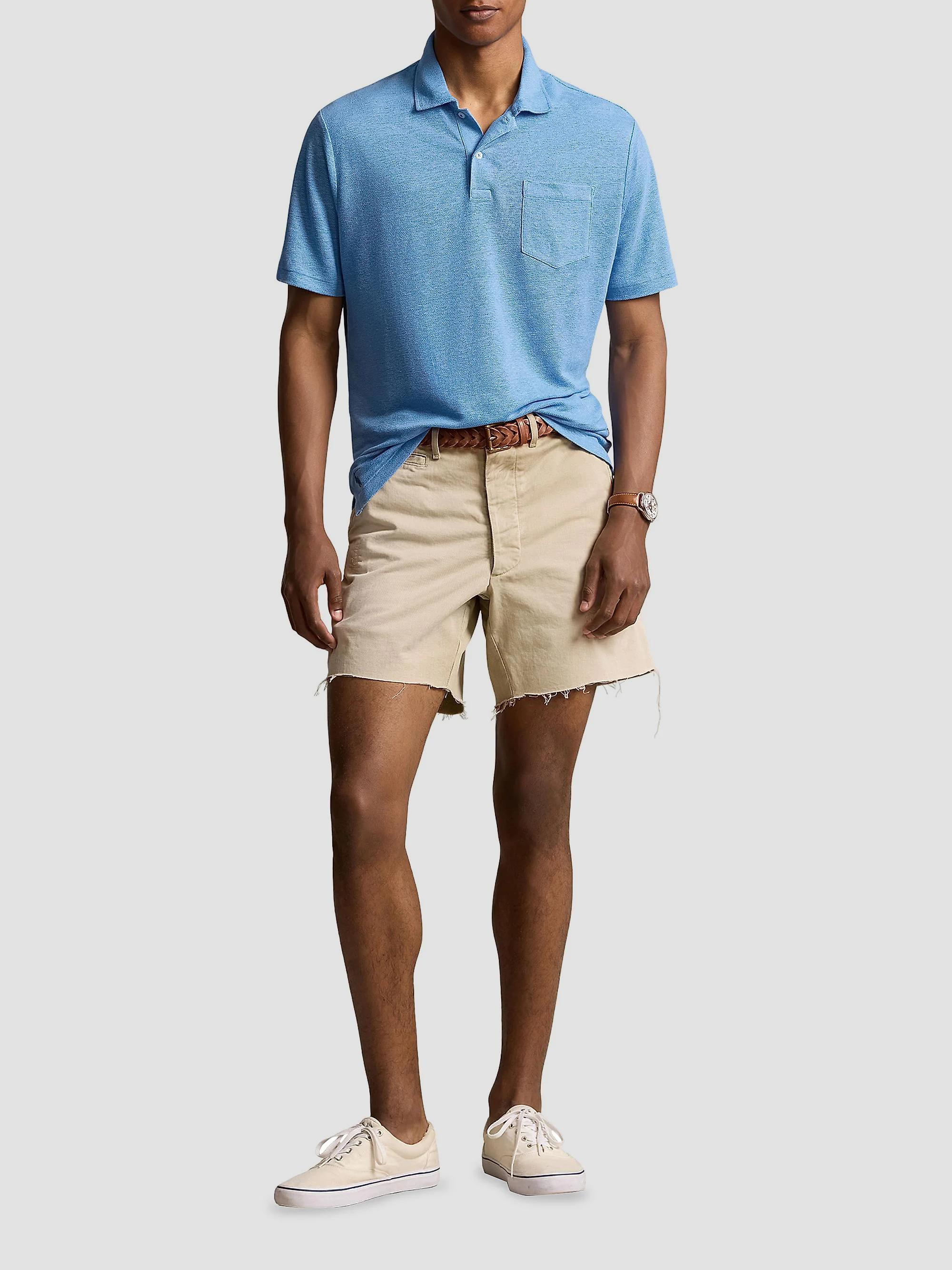 Polo Ralph Lauren Linen Polo Shirt | Saks Fifth Avenue