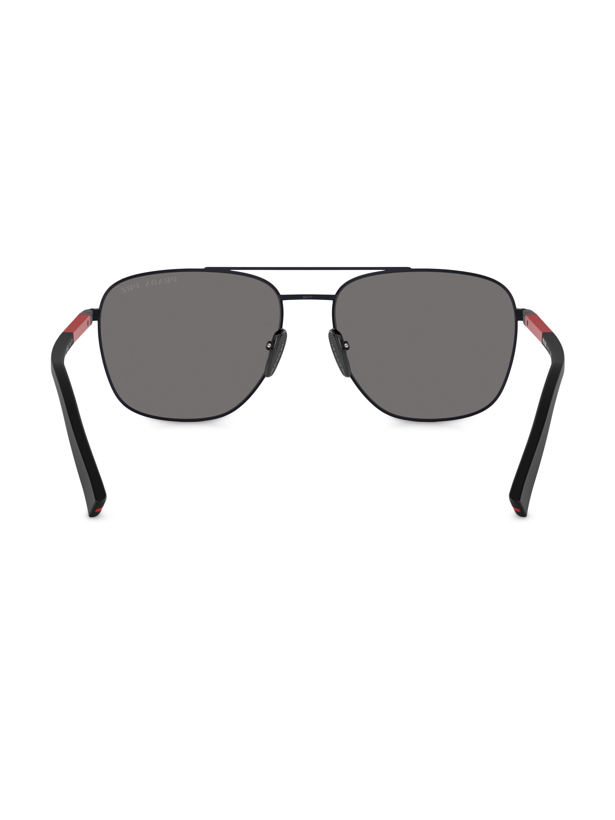 Prada Linea Rossa PS 54ZS 60MM Oval Sunglasses | Saks Fifth Avenue