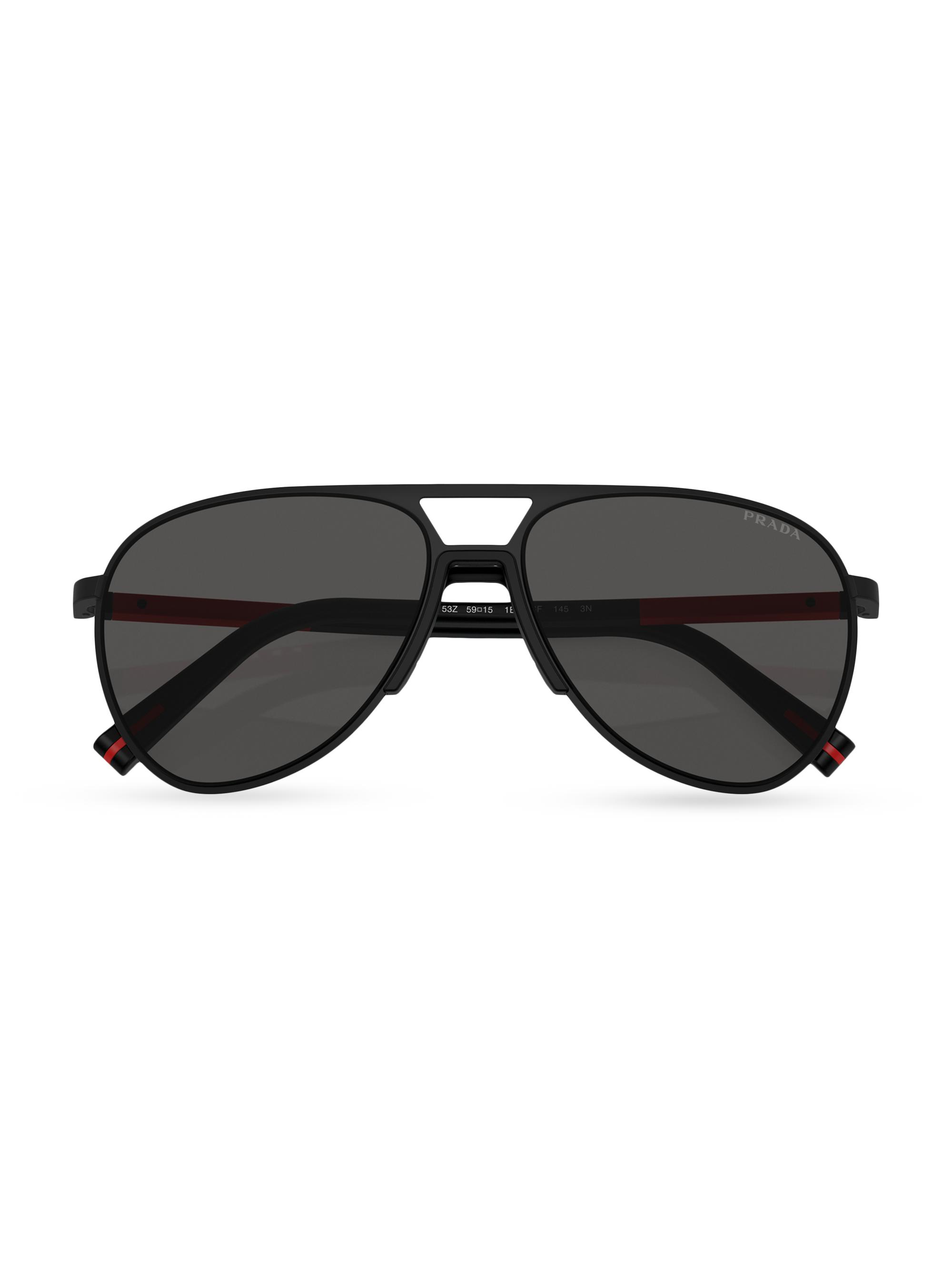 Prada Linea Rossa PS 53ZS 59MM Aviator Sunglasses | Saks Fifth Avenue