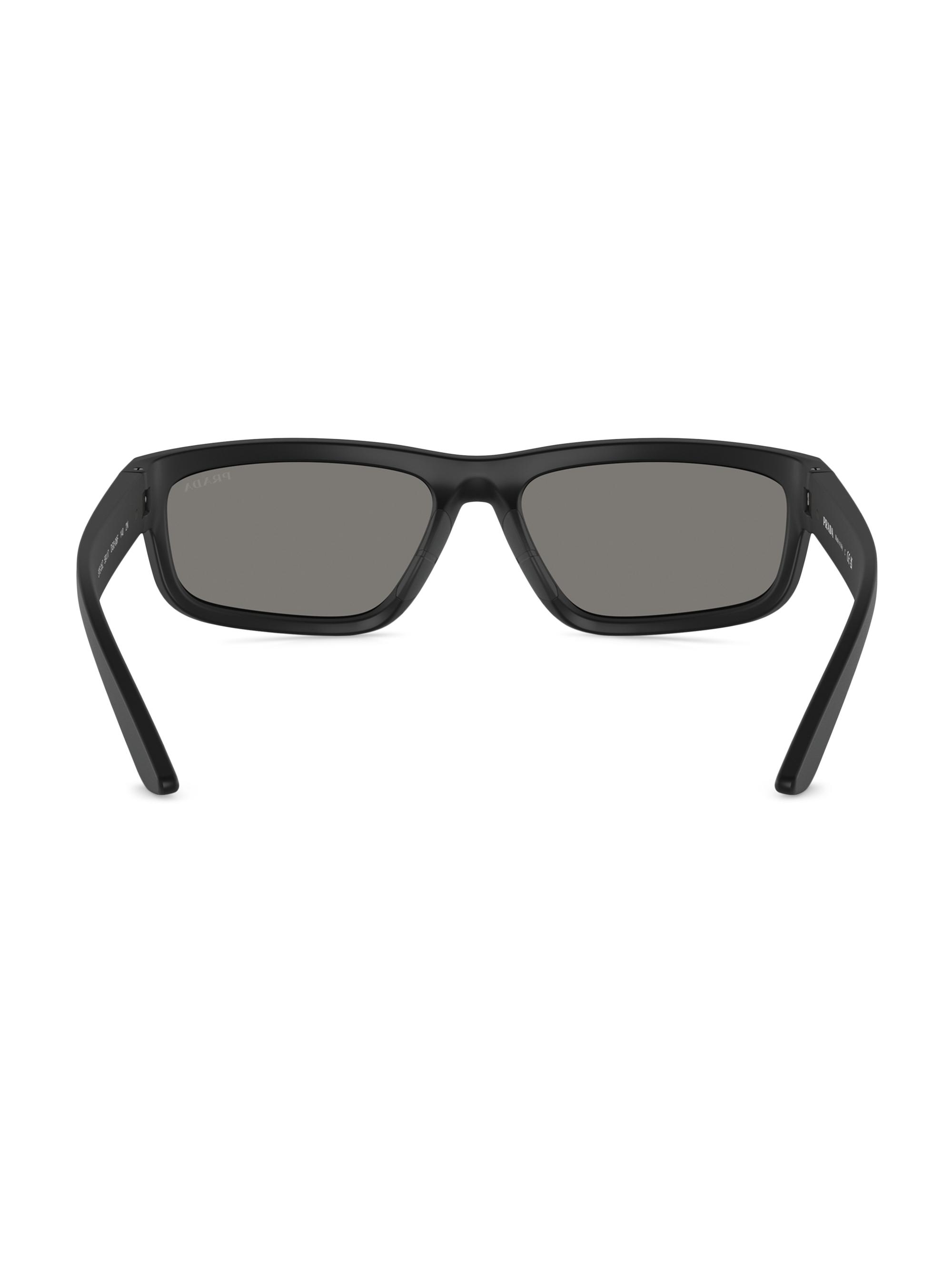 Prada Linea Rossa PS 05ZS 59MM Rectangular Sunglasses | Saks Fifth