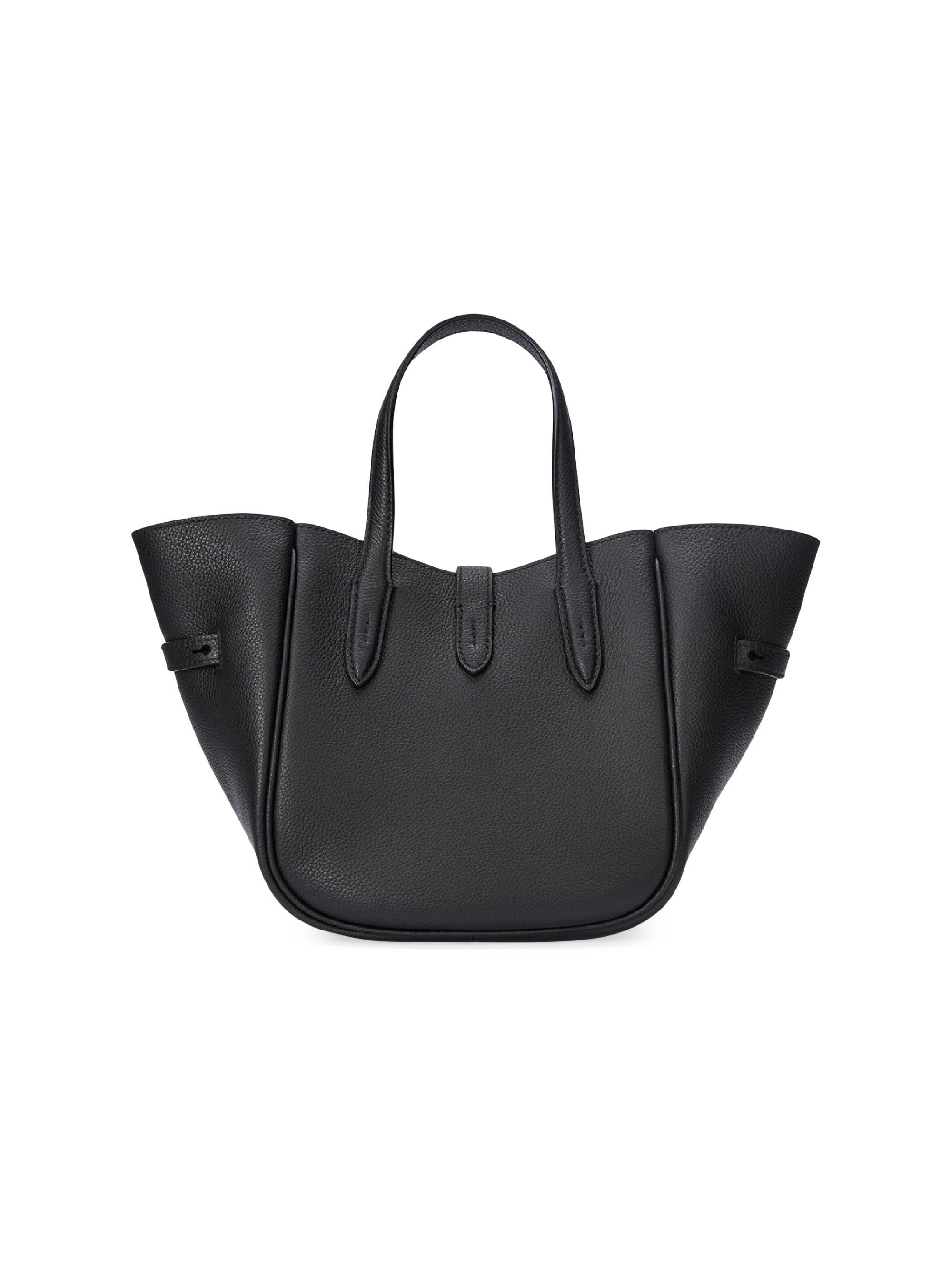 Polo Ralph Lauren Small Polo ID Leather Crossbody Top Handle Bag