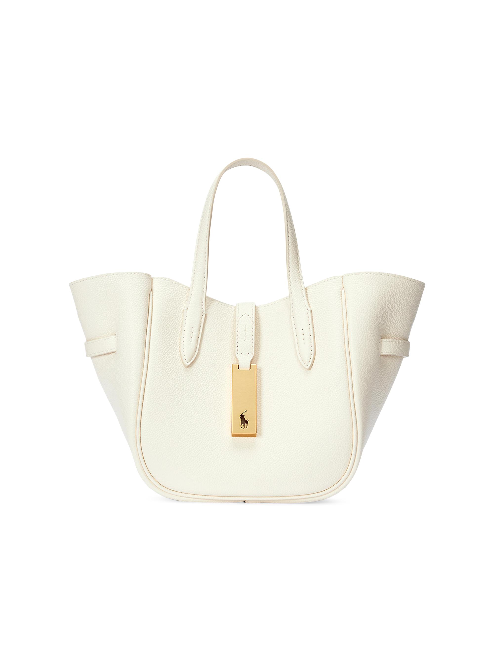 Polo Ralph Lauren Large Polo ID Leather Tote Bag | Saks Fifth Avenue