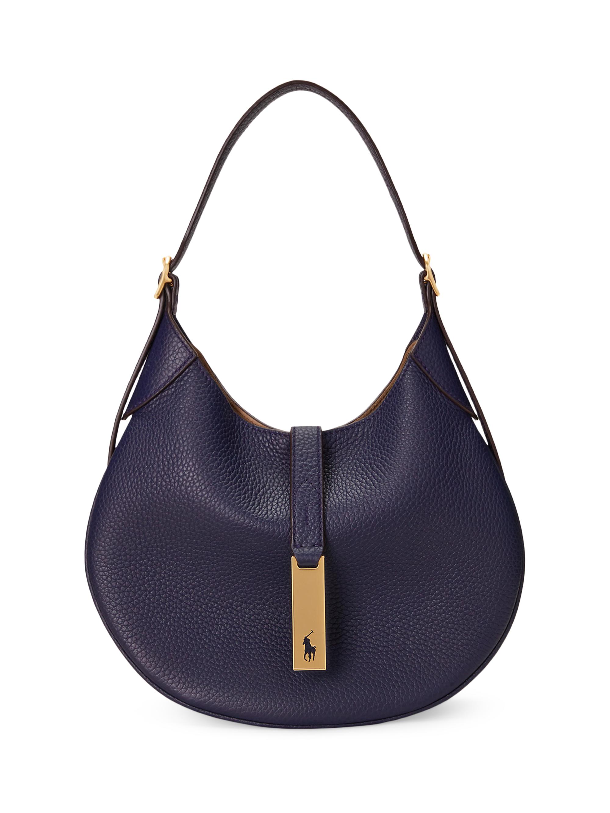 Polo Ralph Lauren Women's  Polo ID Leather Bag - Marine Navy