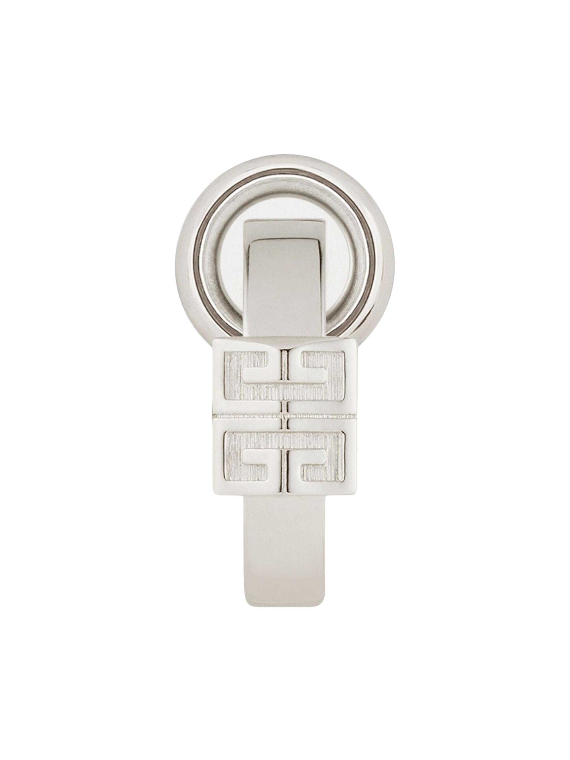 Givenchy Men's 4G Earring in Metal - Silver