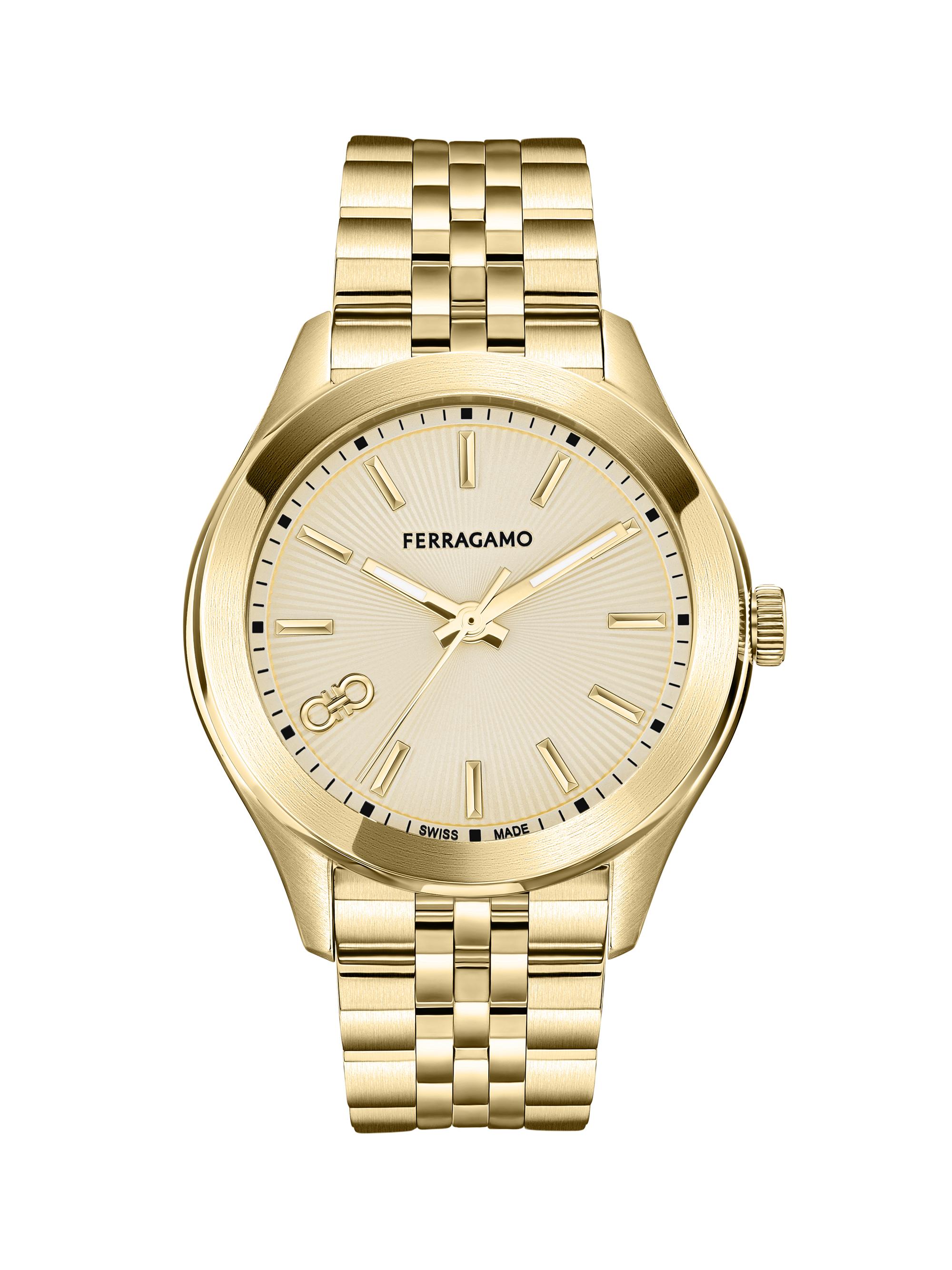 FERRAGAMO Men's Unisex Ferragamo Classic Goldtone Stainless Steel Watch/38MM - Yellow Gold