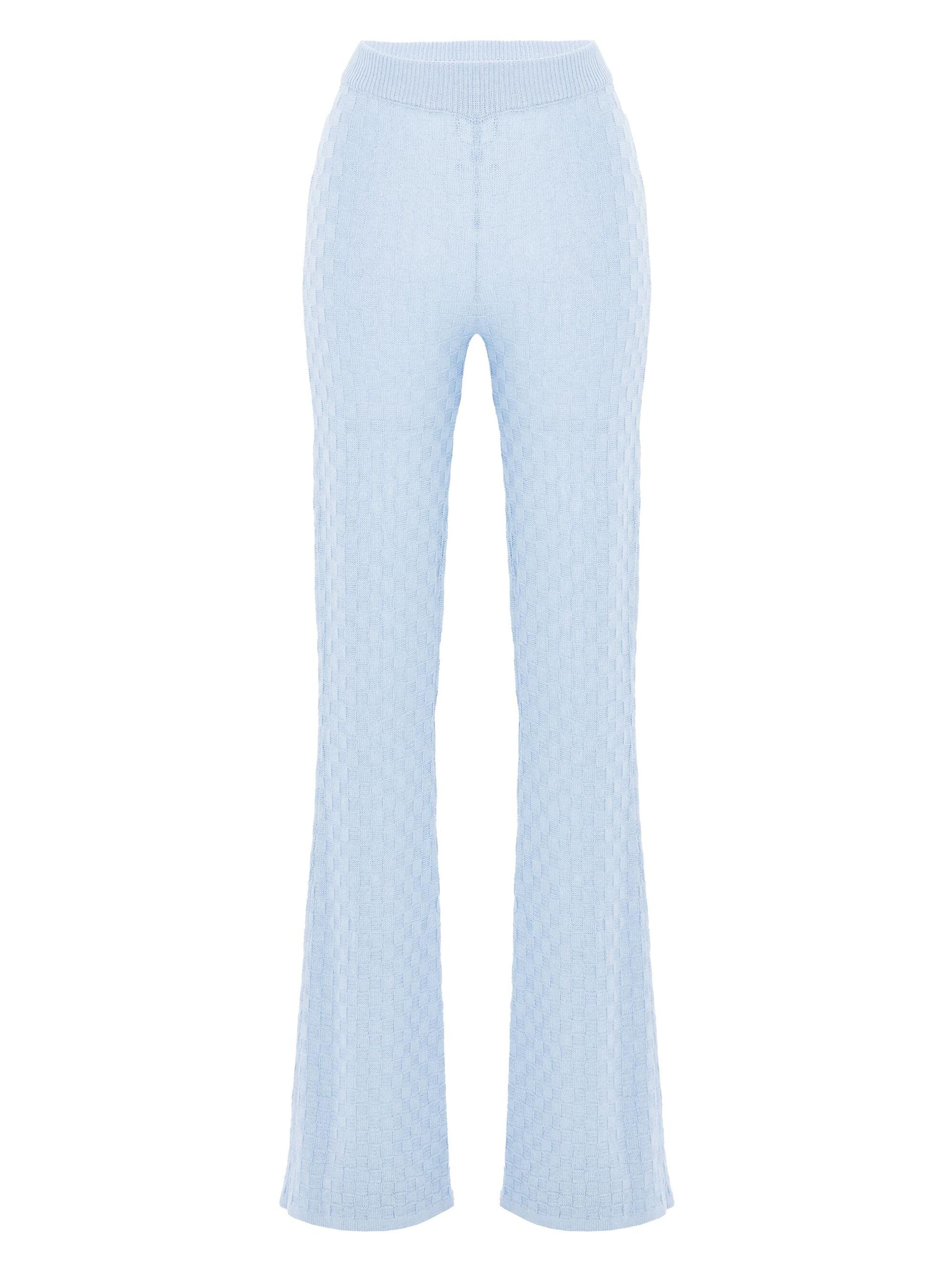 Ser.o.ya Women's Agatha Knit Pants - Powder Blue