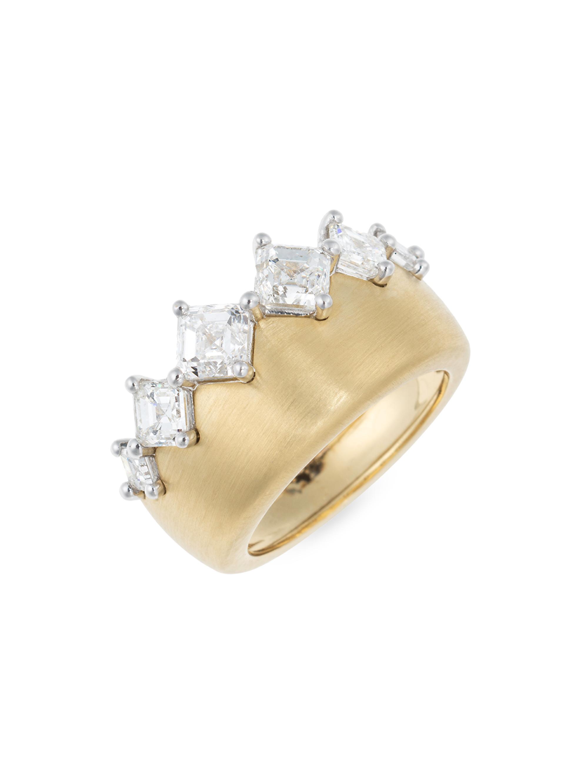 Nikos Koulis Women's ME 18K Yellow Gold & 2.45 TCW Diamond Ring - Yellow Gold