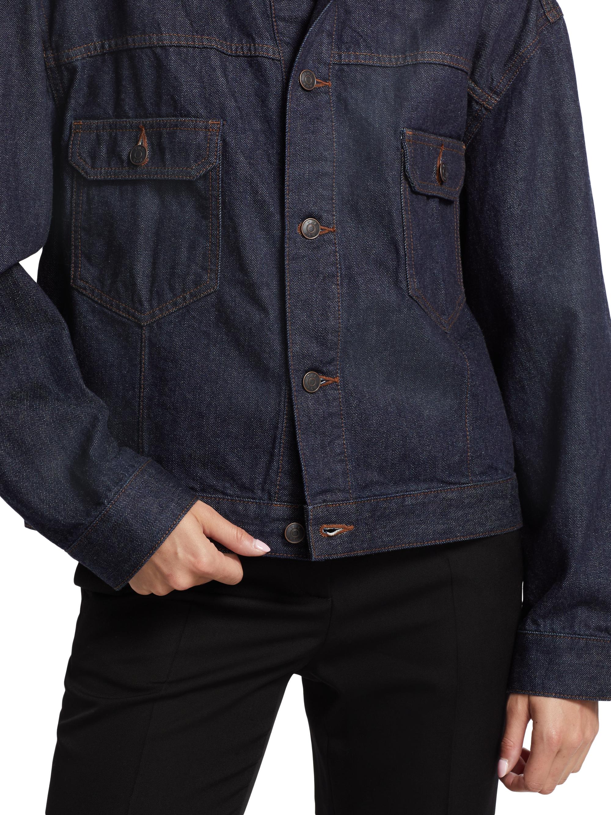 Shop The Row Ness Denim Jacket | Saks Fifth Avenue