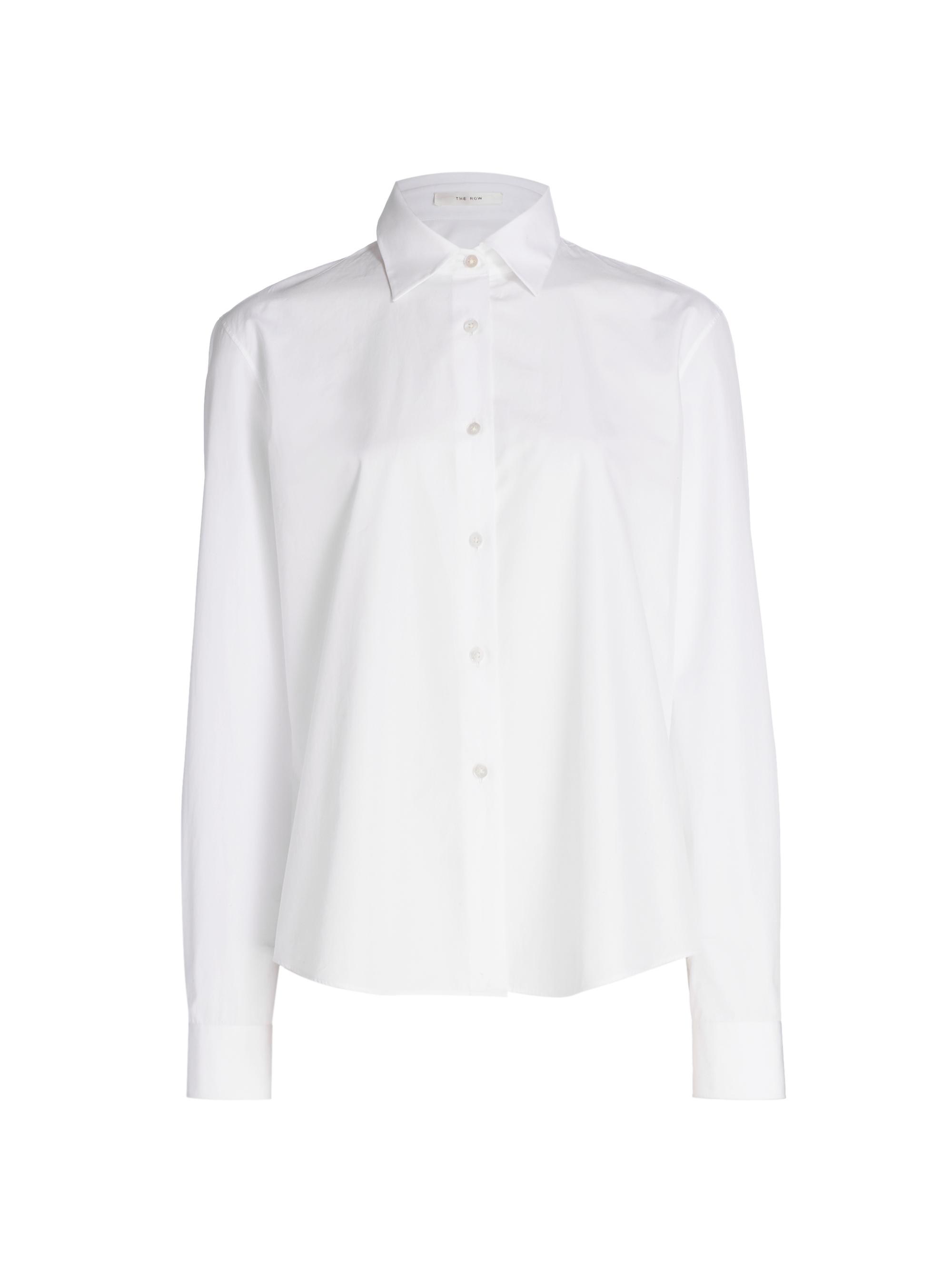 The Row Women's Maigret Cotton Shirt - White
