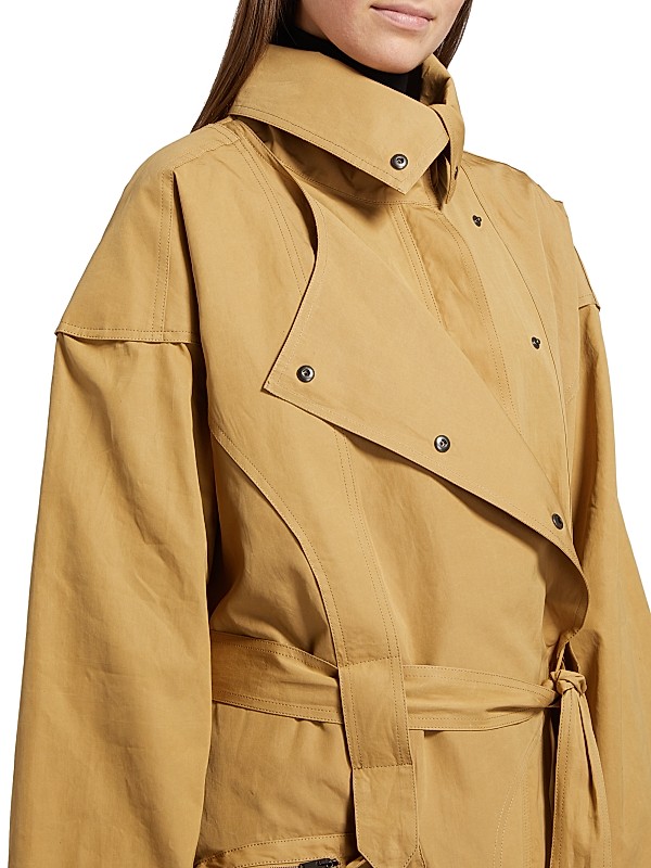 Shop The Row Pierrick Twill Belted Trench Jacket | Saks Shop The Row Pierrick Twill Belted Trench Jacket | Saks