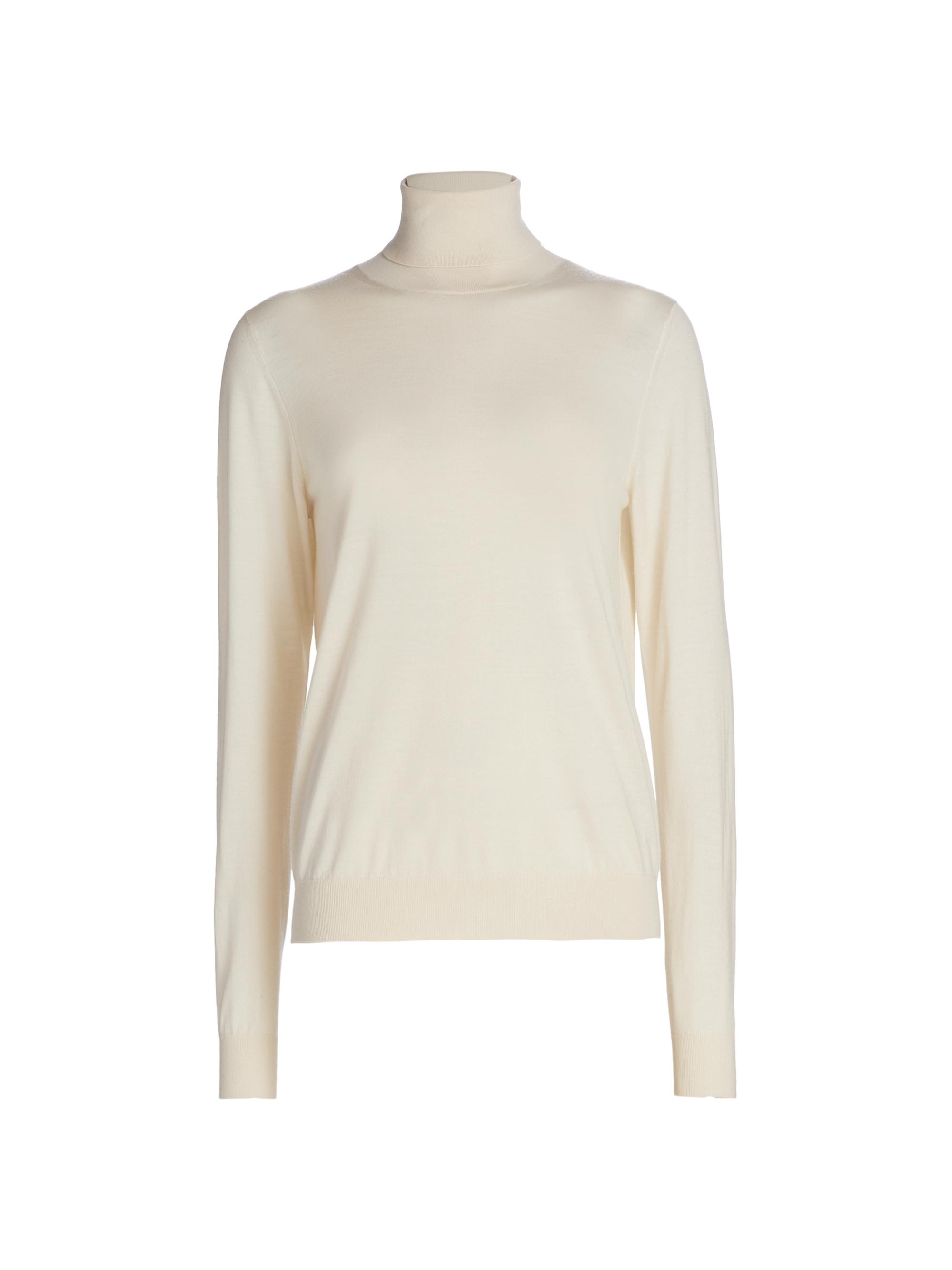 The Row Heva Wool Turtleneck Top | Saks Fifth Avenue