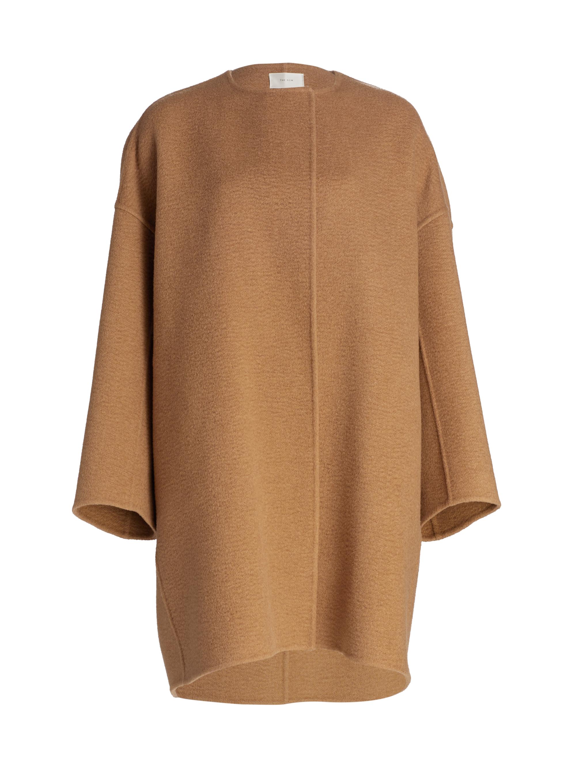 The Row Women's Verlain Camel Hair Open Jacket - Camel