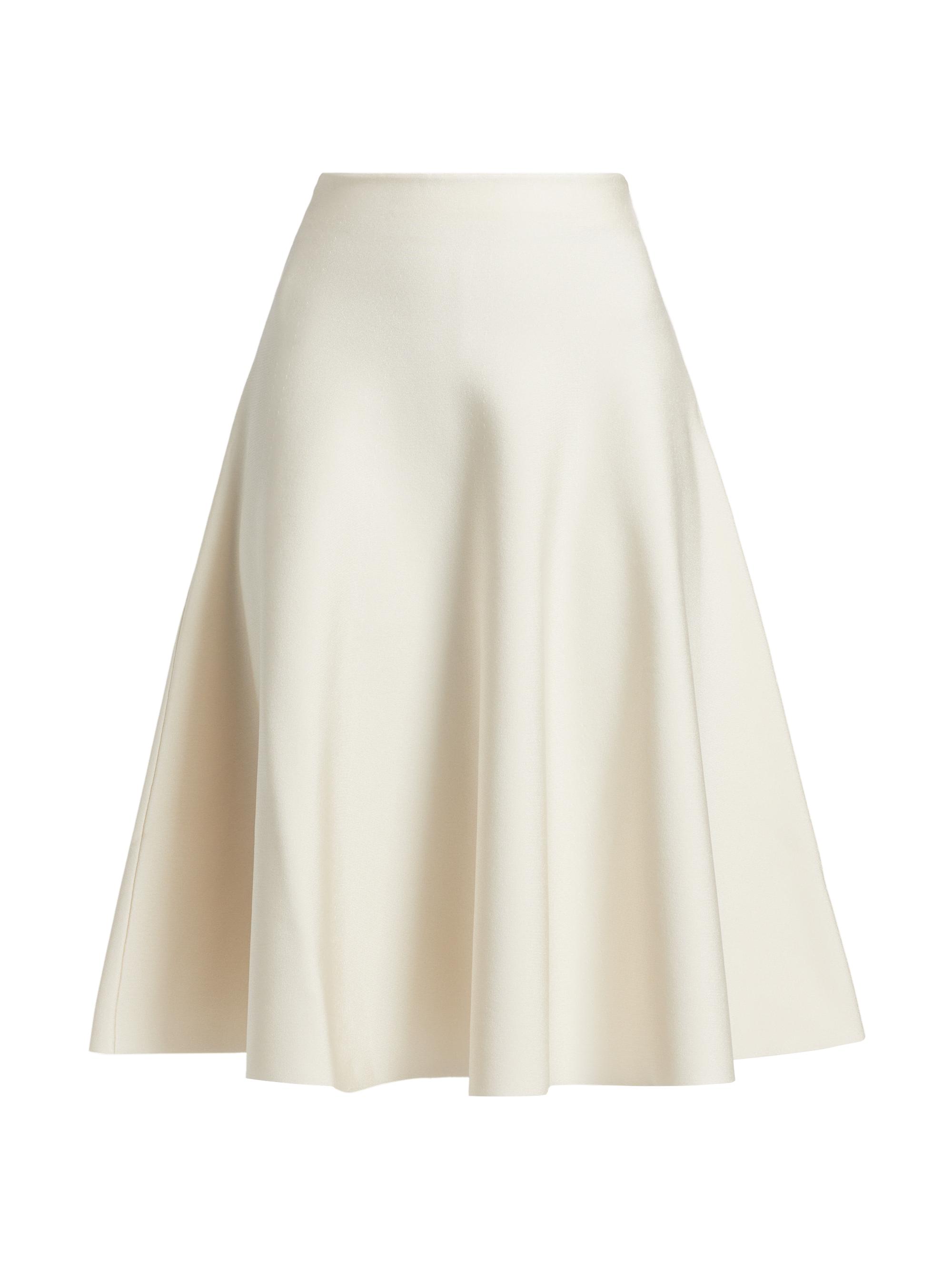 The Row Women's Harley A-Line Midi-Skirt - Ecru