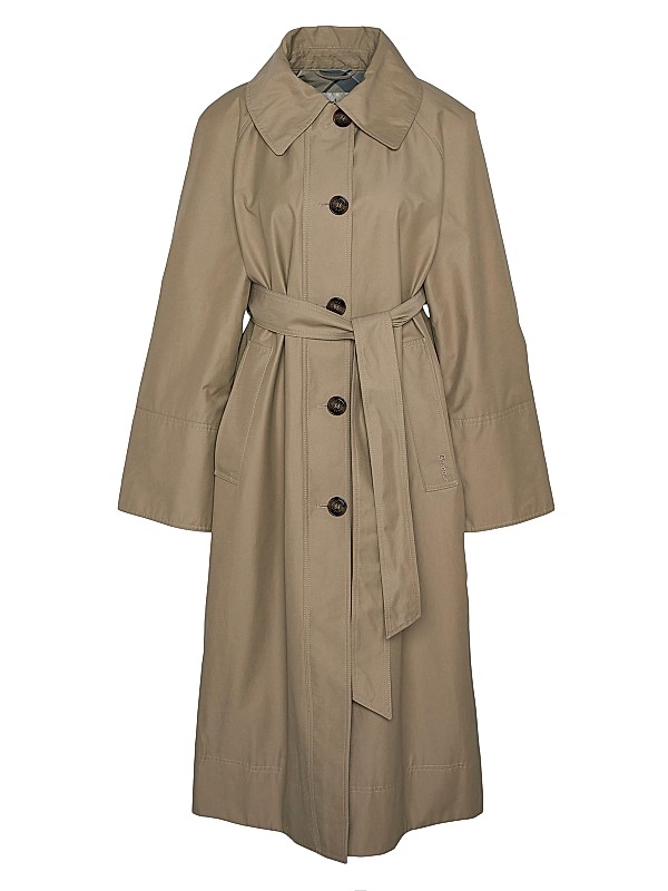 Shop Barbour Beatrix Longline Trench Coat | Saks Fifth Avenue Shop Barbour Beatrix Longline Trench Coat | Saks Fifth Avenue