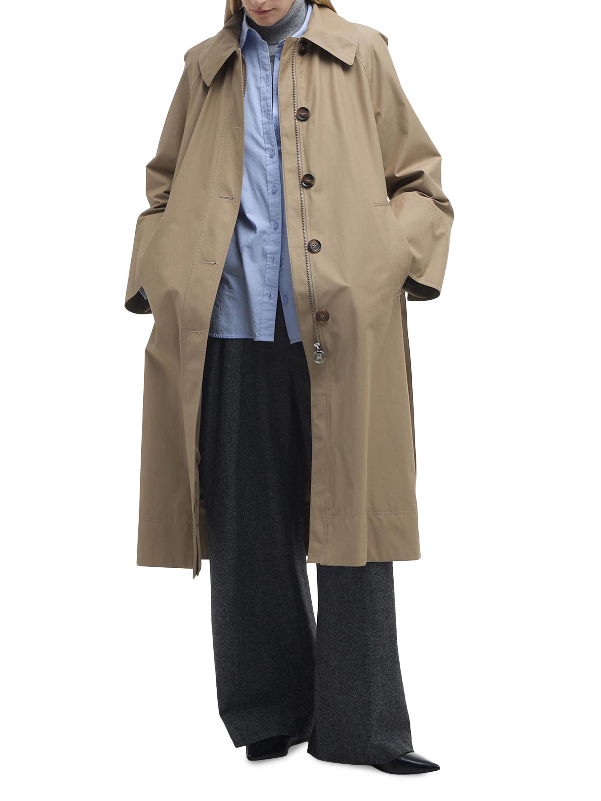 Barbour Beatrix Longline Trench Coat | Saks Fifth Avenue