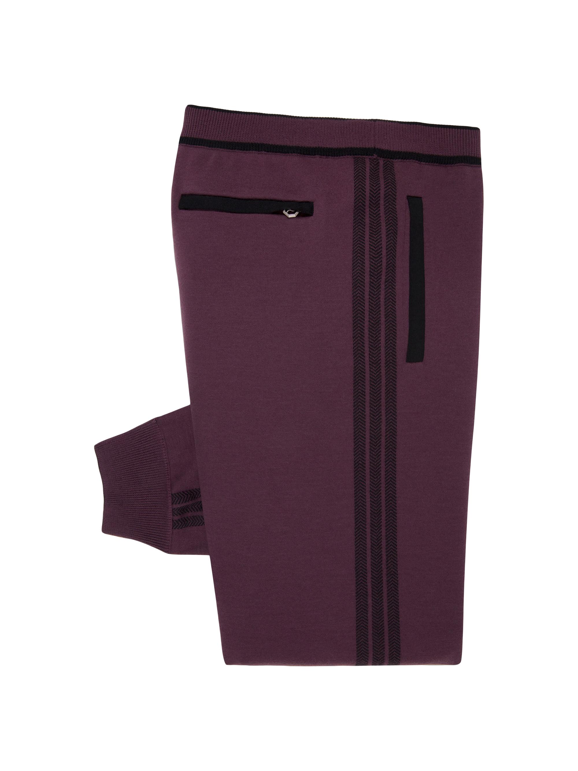 Stefano Ricci Men's Jogging Suit Trousers - Burgandy