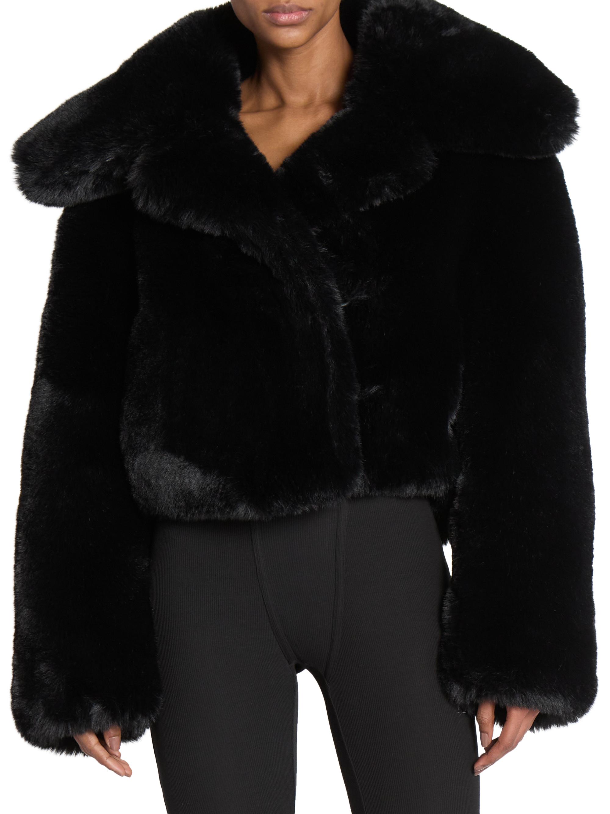 Acne Studios Ofox Fluffy Faux Fur Jacket | Saks Fifth Avenue