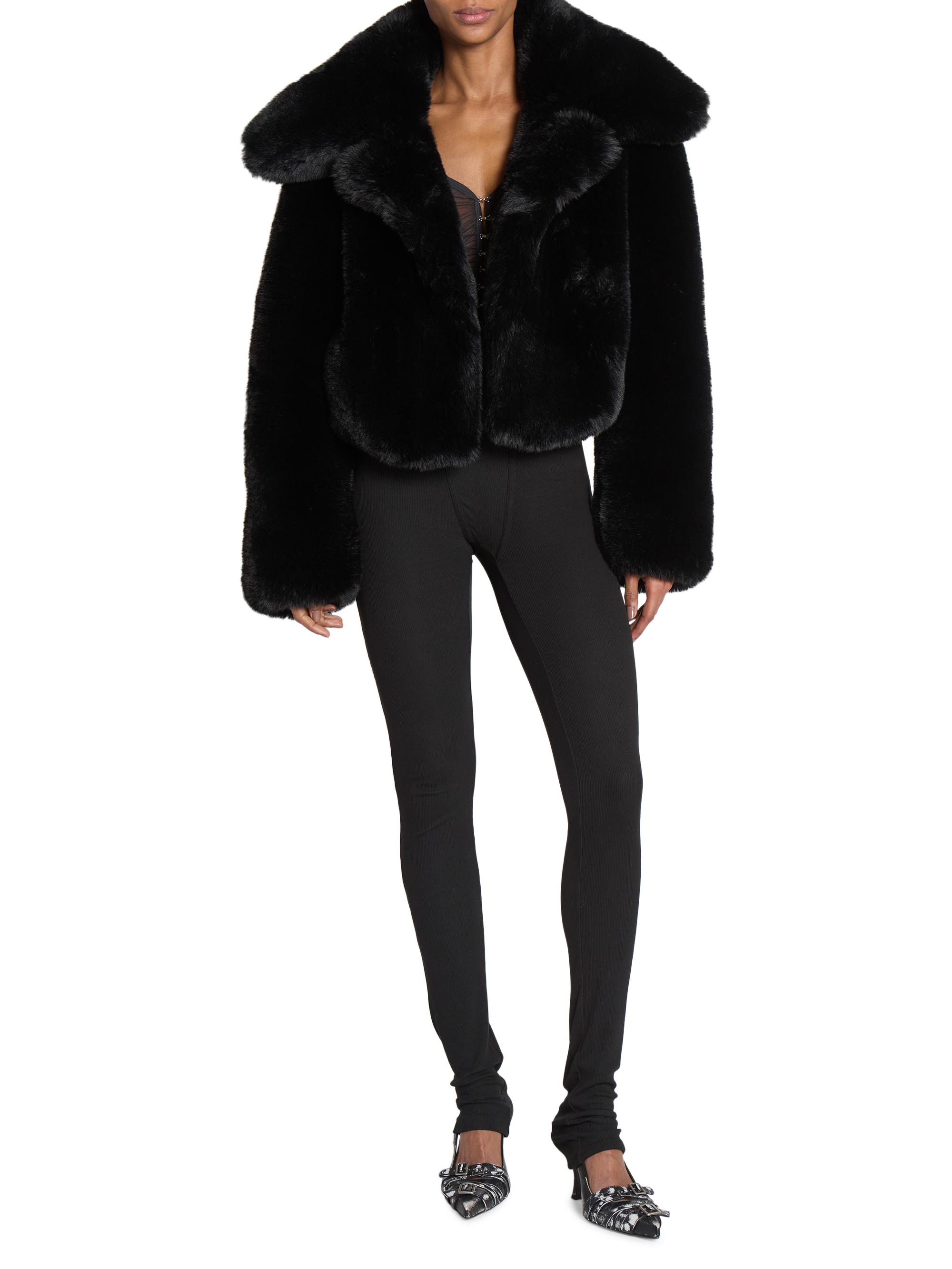 Acne Studios Ofox Fluffy Faux Fur Jacket | Saks Fifth Avenue