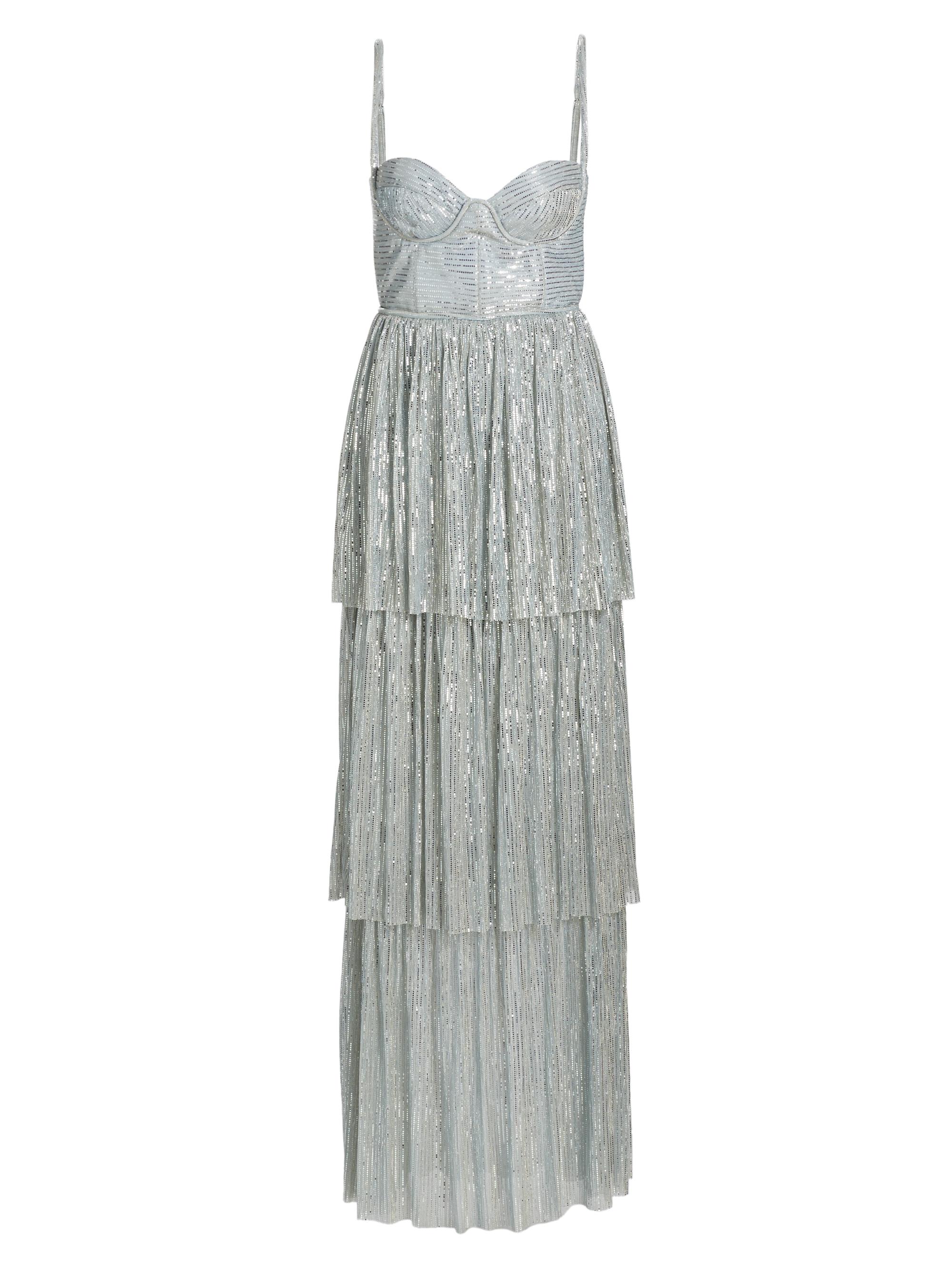 ロゼミューズ jacquard check dress ホワイト jacquard check