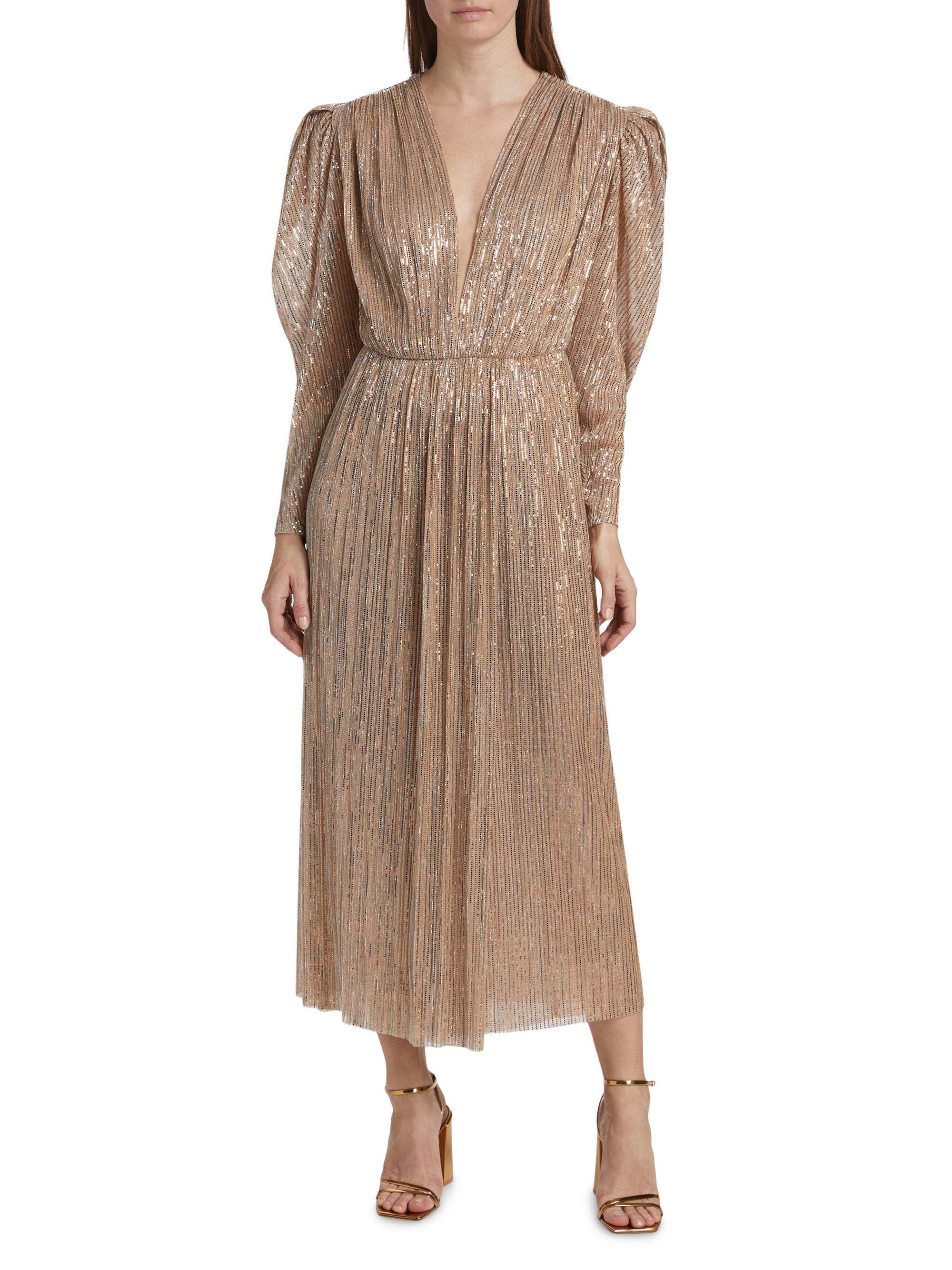 Sabina Musáyev Scintilla Embellished Midi-Dress | Saks Fifth Avenue