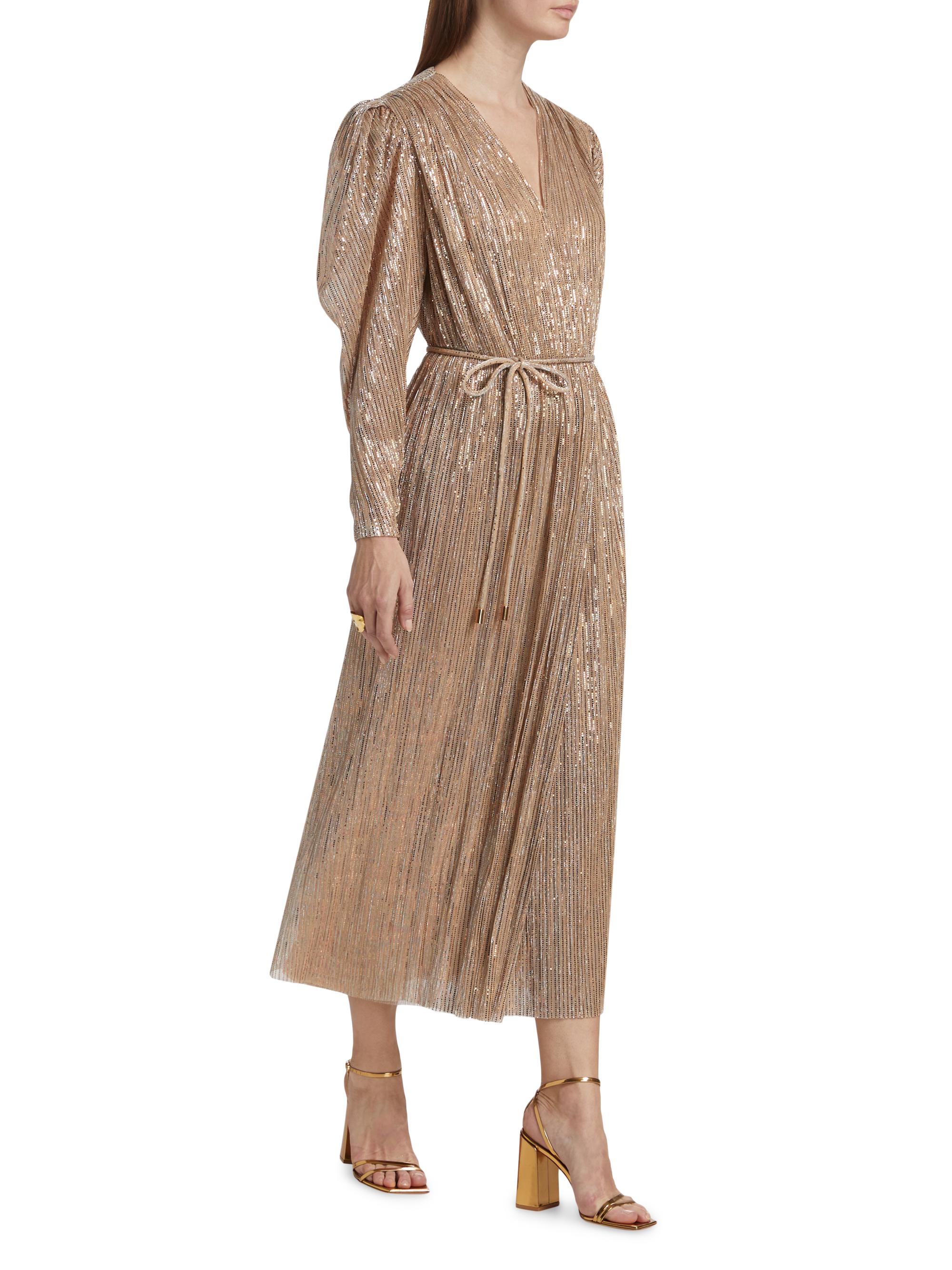 Sabina Musáyev Scintilla Embellished Midi-Dress | Saks Fifth Avenue