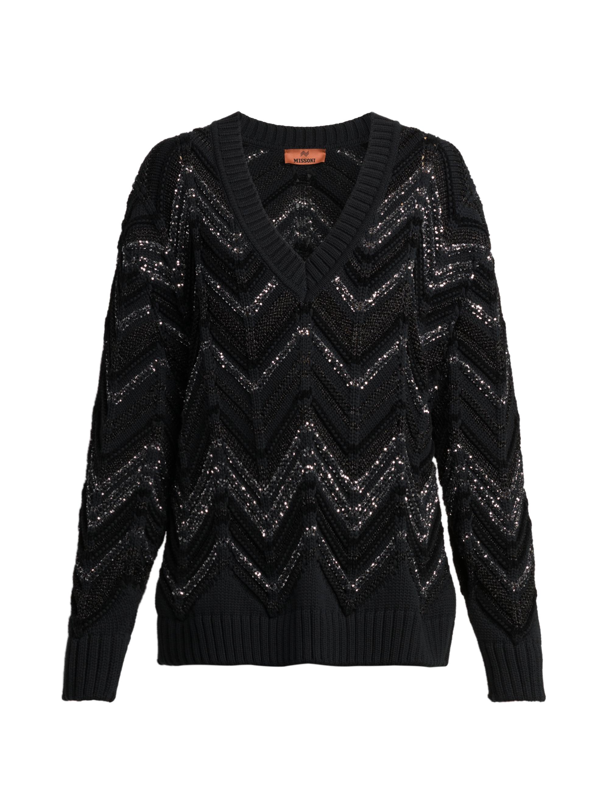 ★新品★MISSONIブルゾン Missoni Oversized Chevron V-Neck Sweater | Saks Fifth Avenue