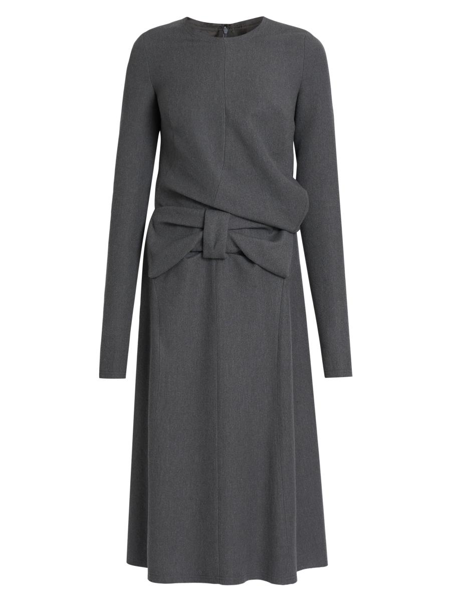 ワンピース Maison Margiela Polo Midi Dress Maison Margiela Mixed-Media Silk Midi Polo Dress - Bergdorf