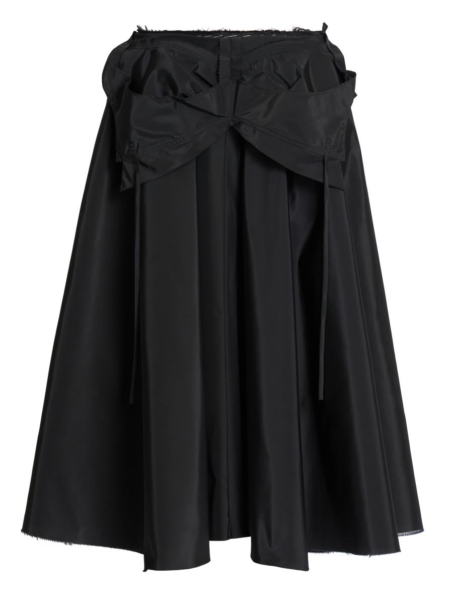 MAISON MARAIS ♥ Lace-trim Satin Midi Skirt /追跡付 MAISONMARAIS