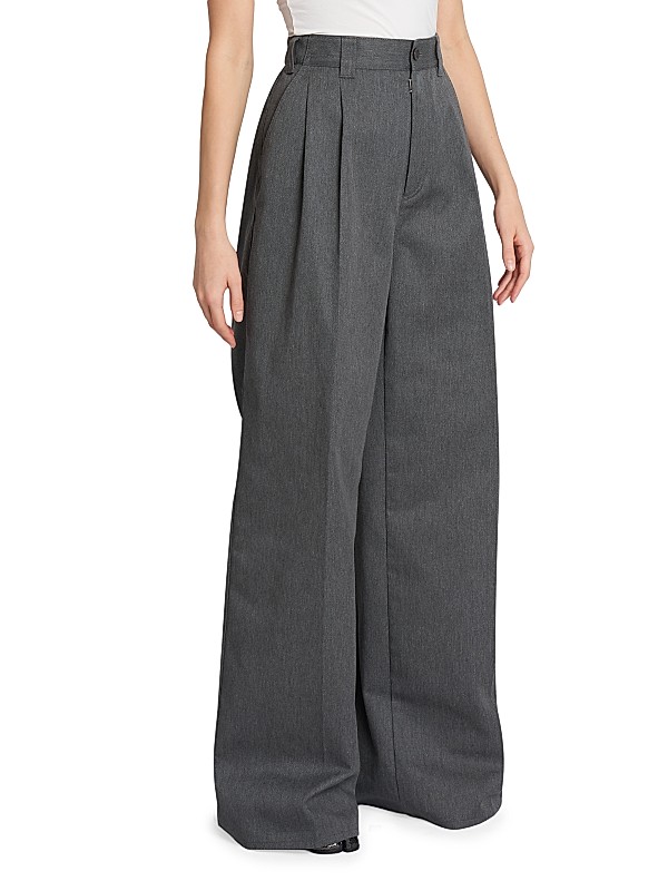 Shop Maison Margiela Pleated Wide-Leg Trousers | Saks Fifth Shop Maison Margiela Pleated Wide-Leg Trousers | Saks Fifth