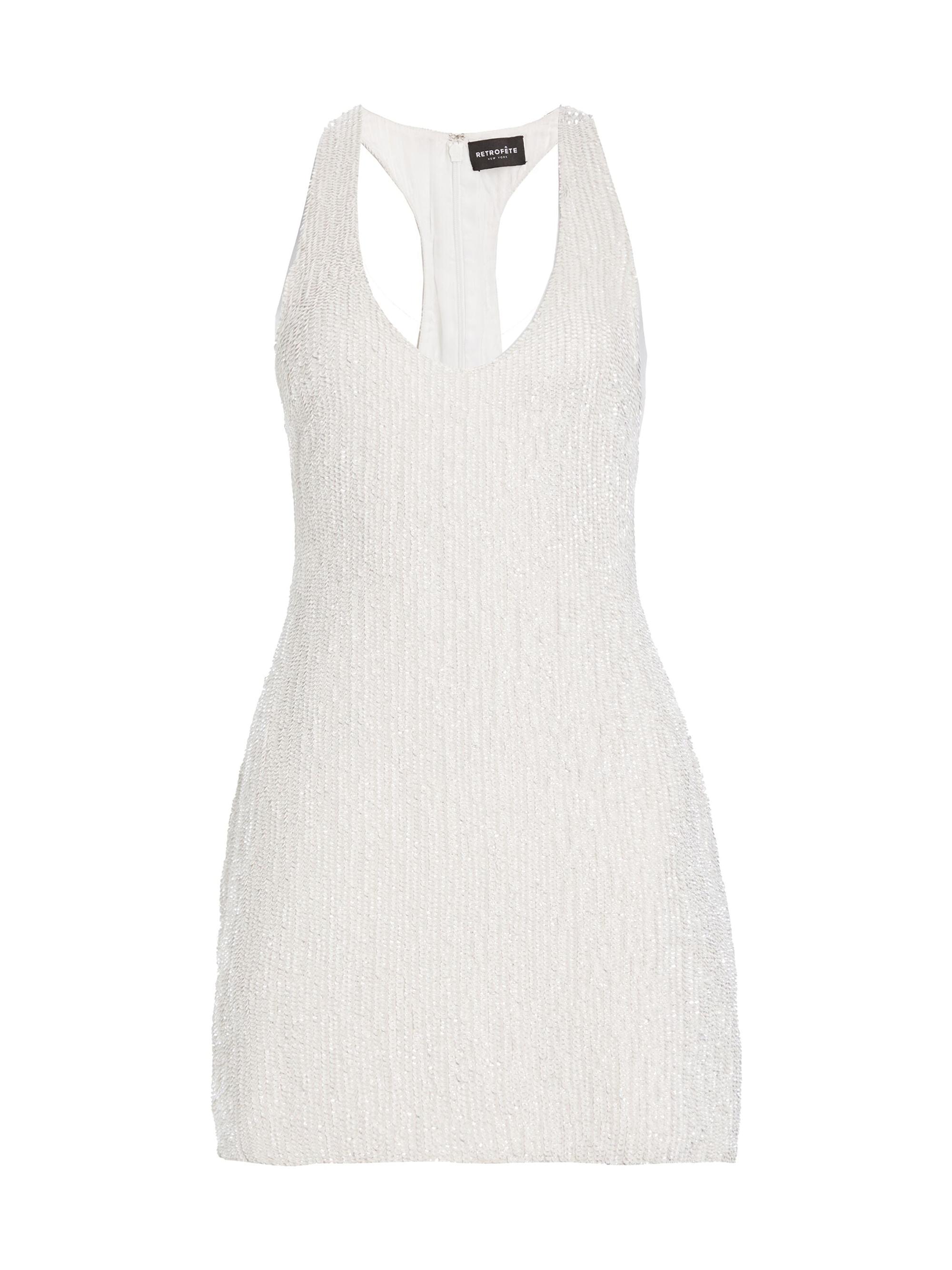 Retrofête Women's Cydney Dress - Moonglow White