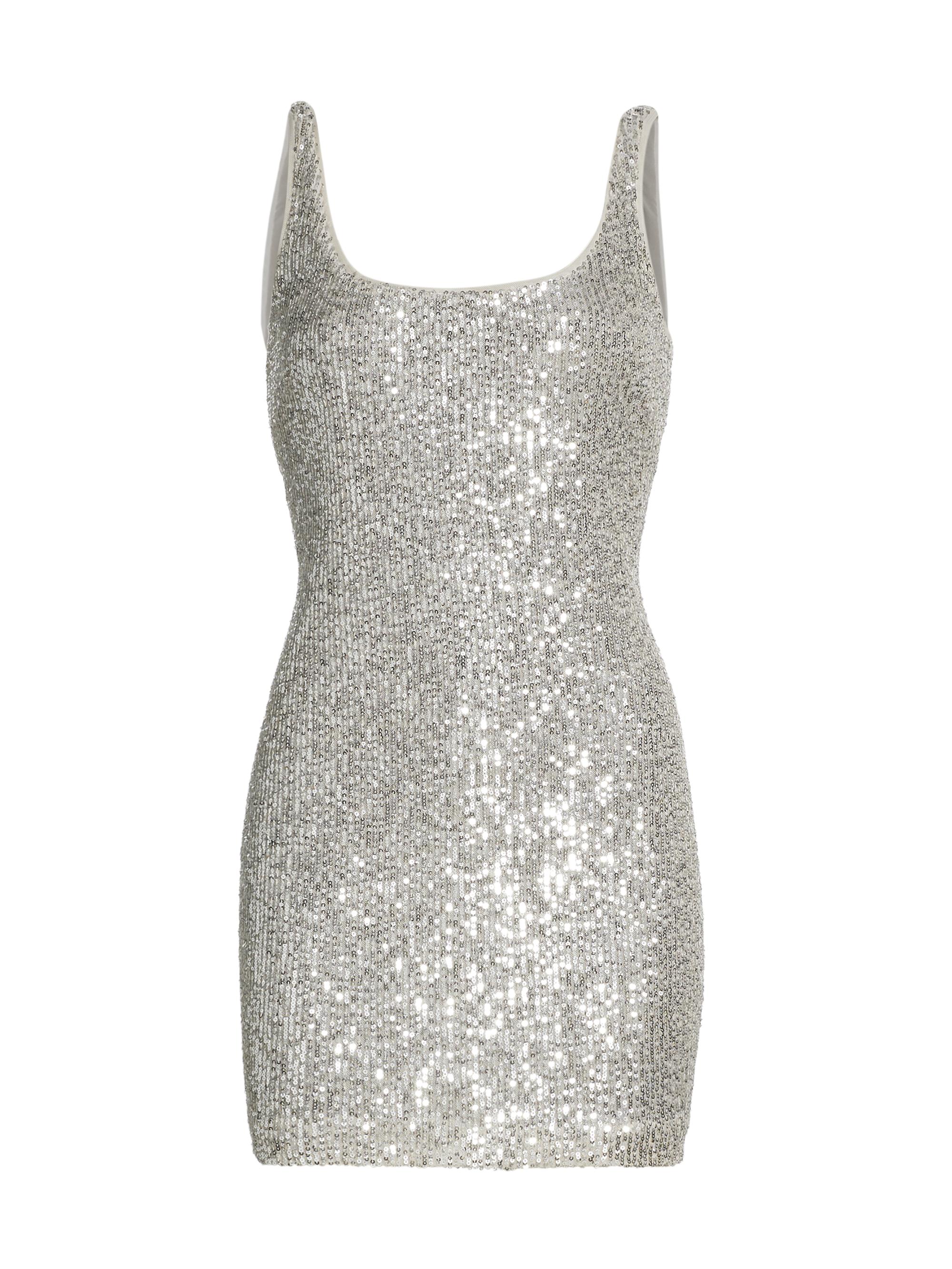 Generation Love Women's Mariah Sequined Minidress - Silver