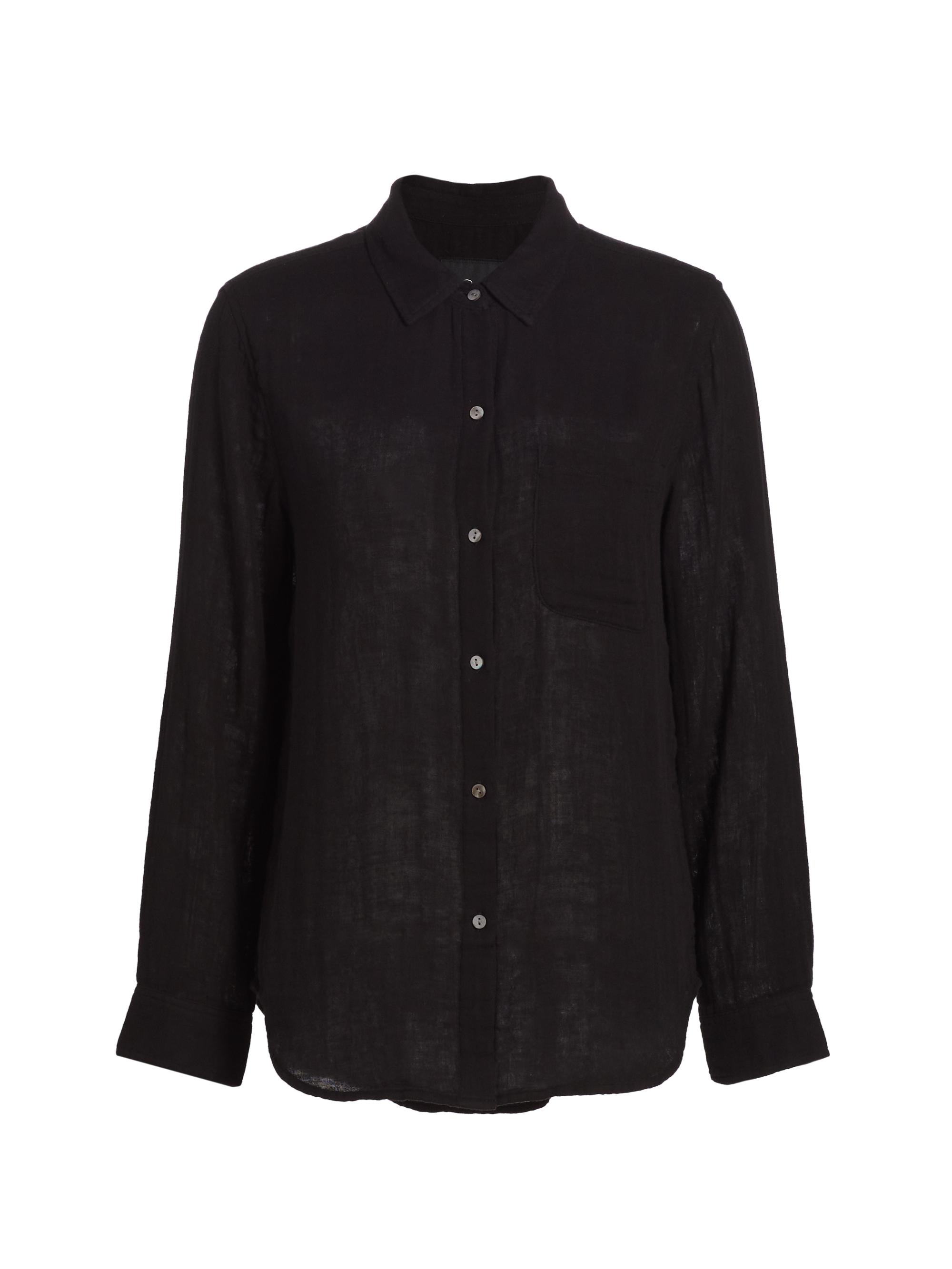 Rails Women's Ellis Cotton Button-Front Shirt - Black