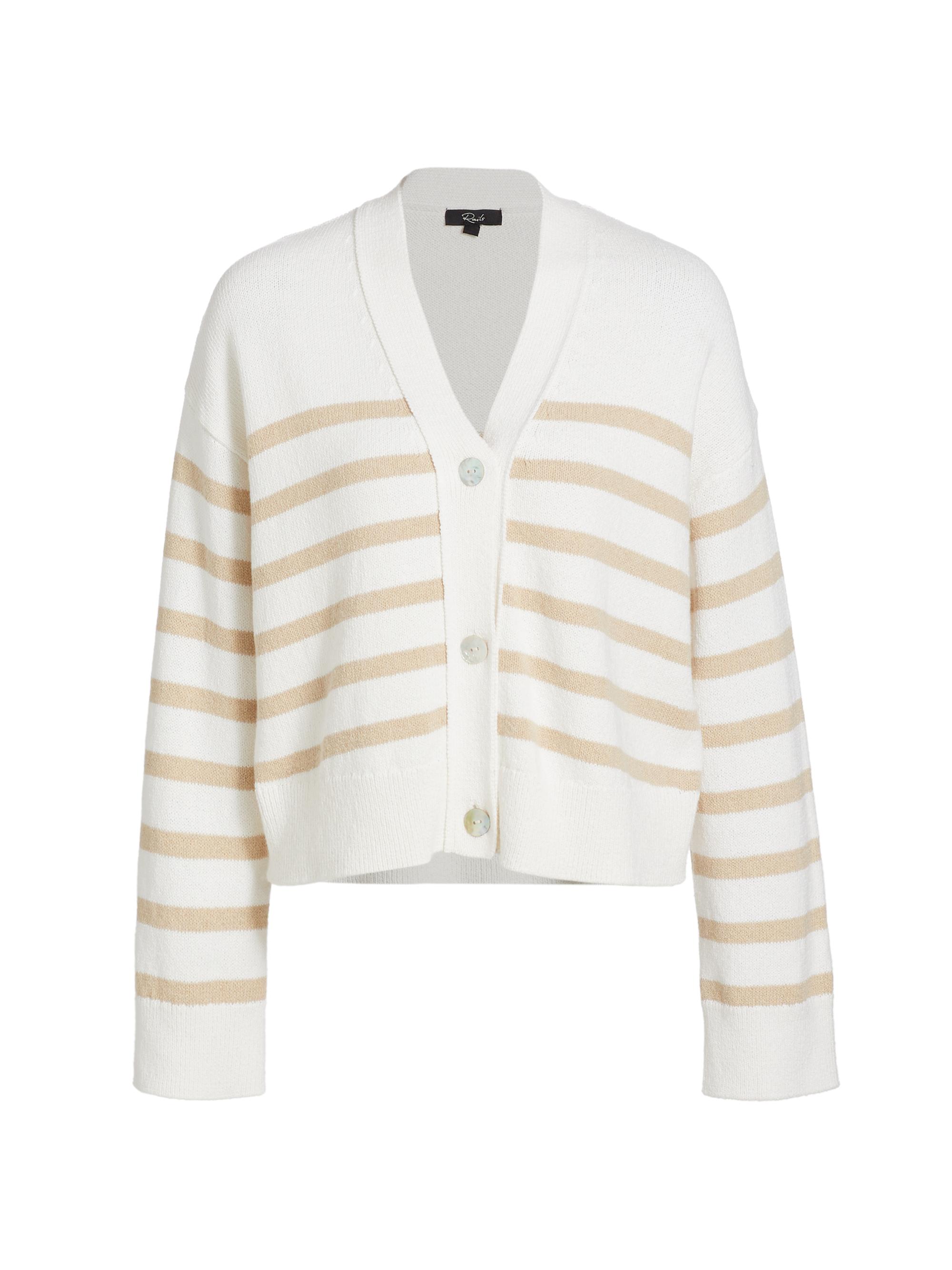 Rails Geneva Striped Cotton-Blend Cardigan Saks Fifth Avenue
