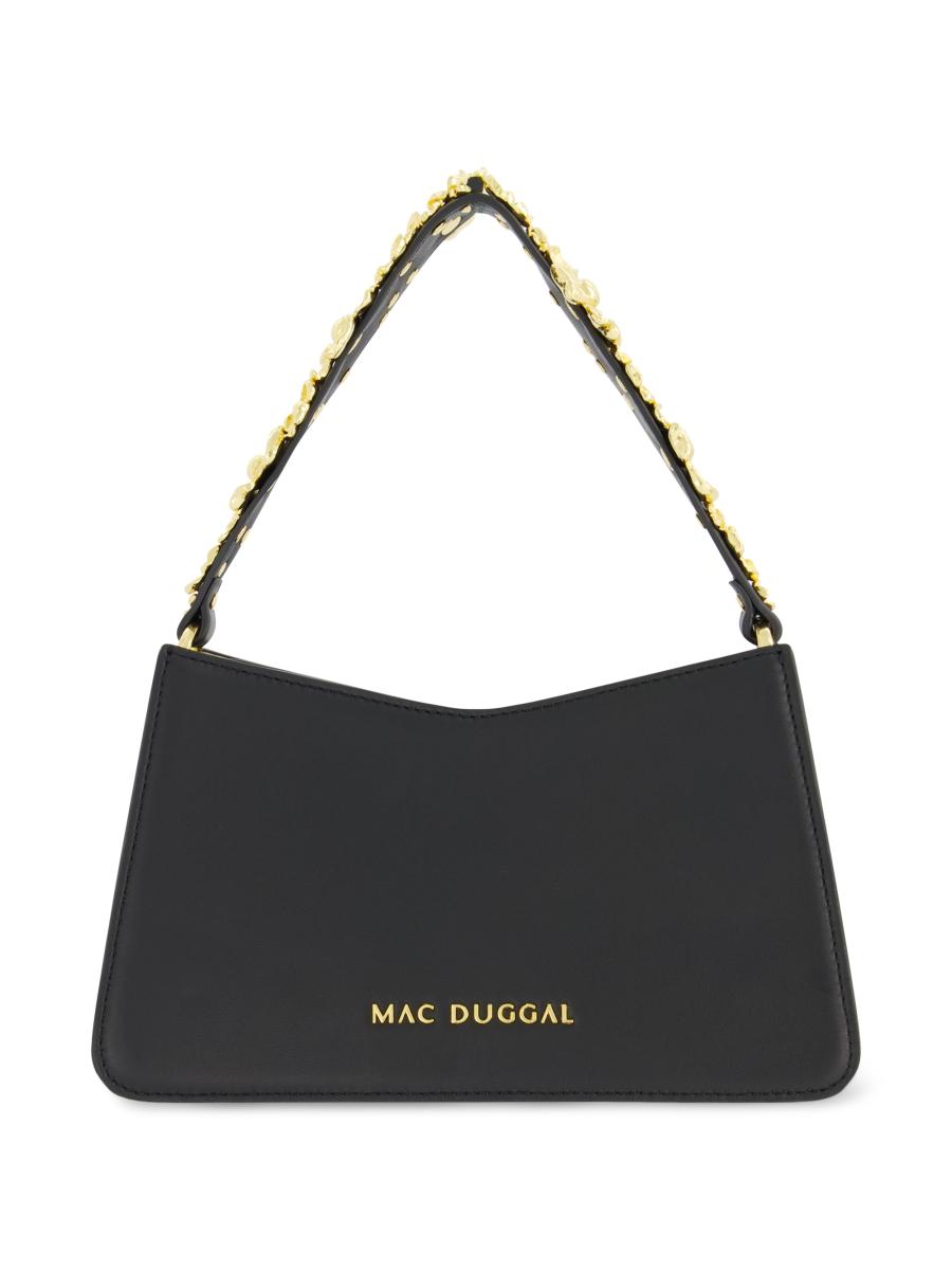 Mac Duggal Mini Floral-Strap Leather Shoulder Bag | Saks