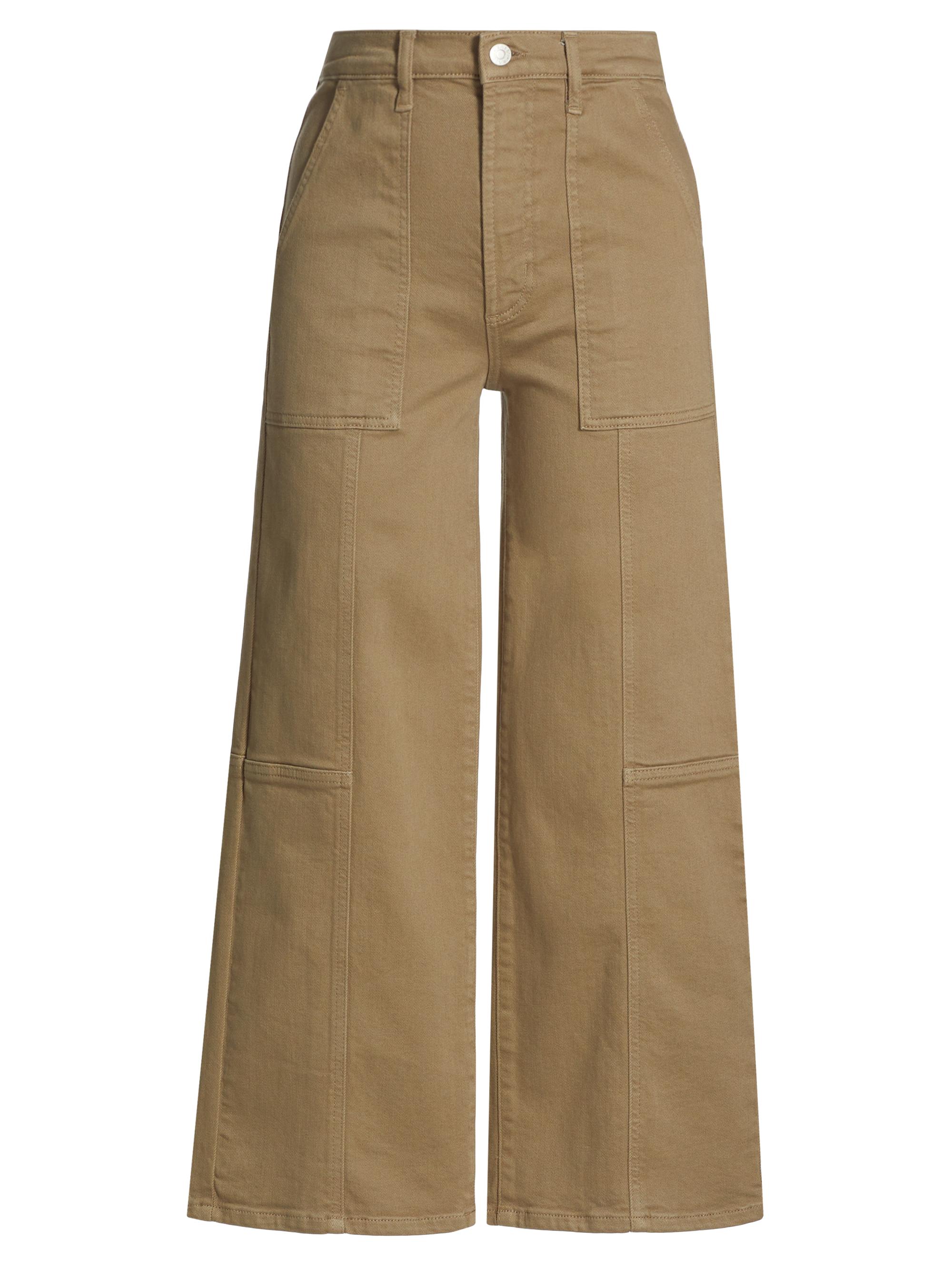 Getty High-Rise Crop Utility Jeans