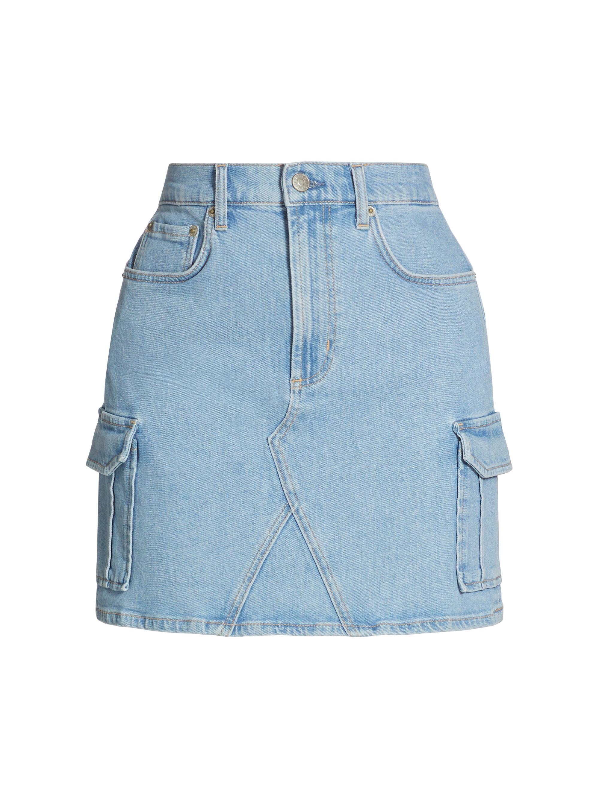 Rails Women's Laurel Cargo Denim Miniskirt - Crystal Blue