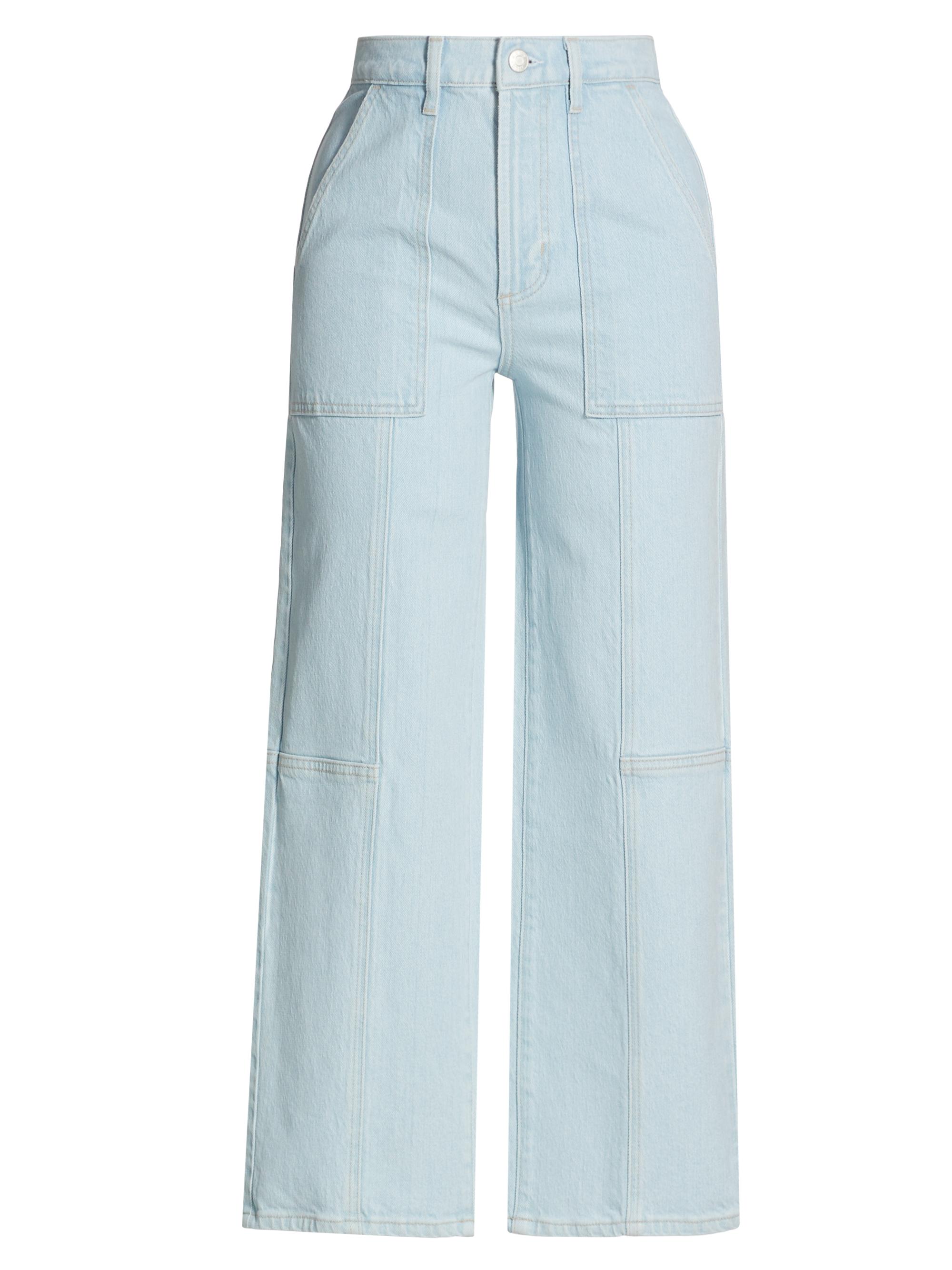 Rails Women's Getty High-Rise Crop Utility Jeans - Ocean View