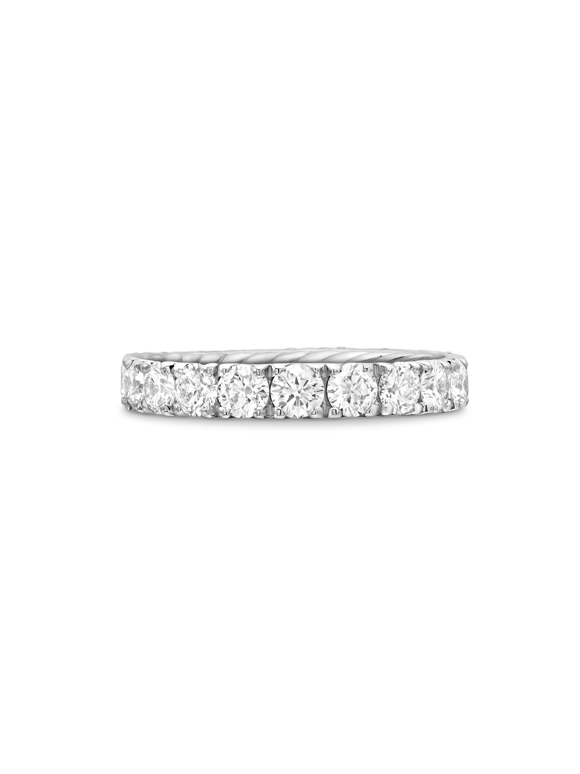 David Yurman Women's Eden Band Ring in Platinum - Silver