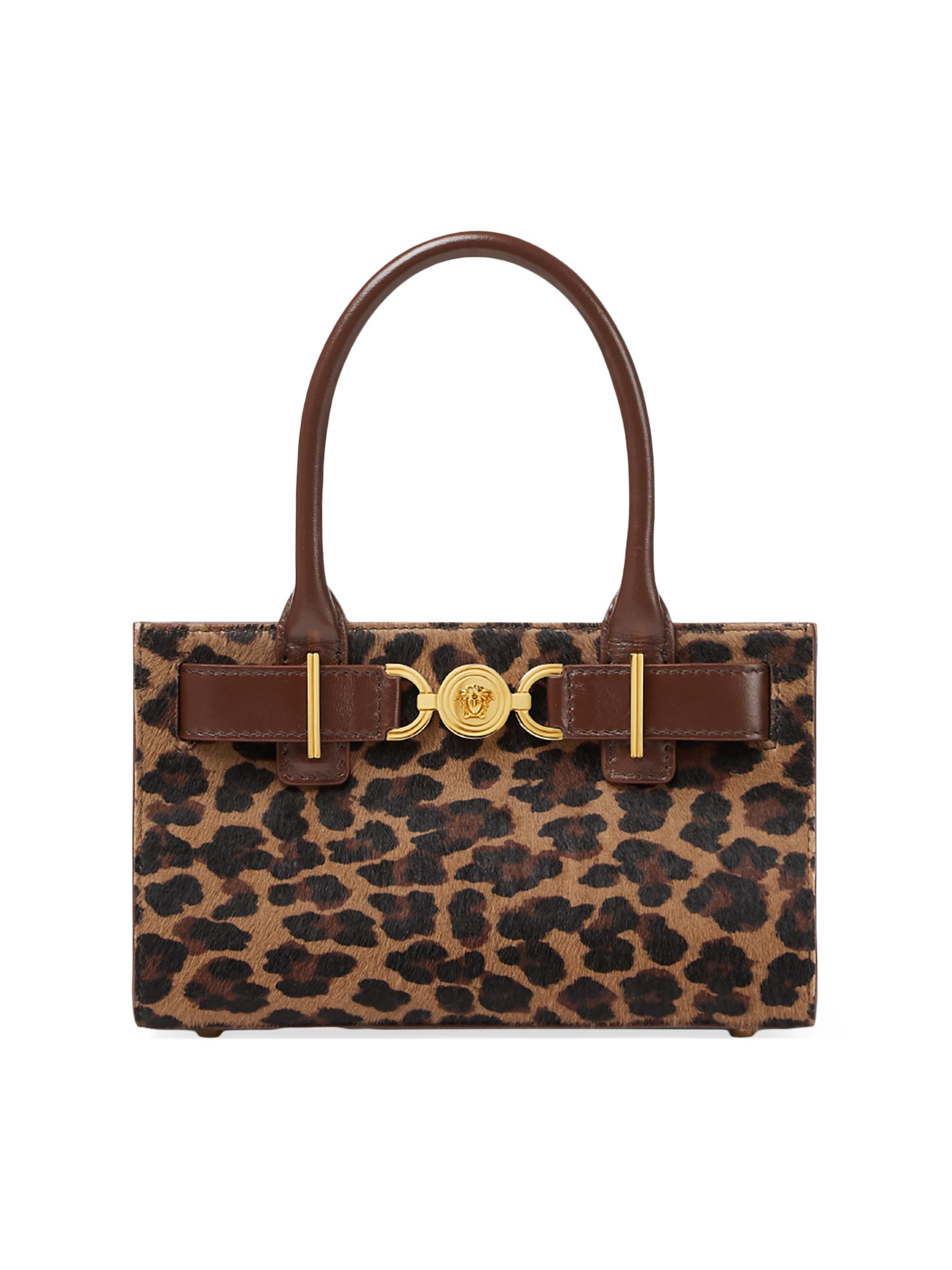 Versace Women's Medusa 95 Calf Hair Tote Bag - Brown