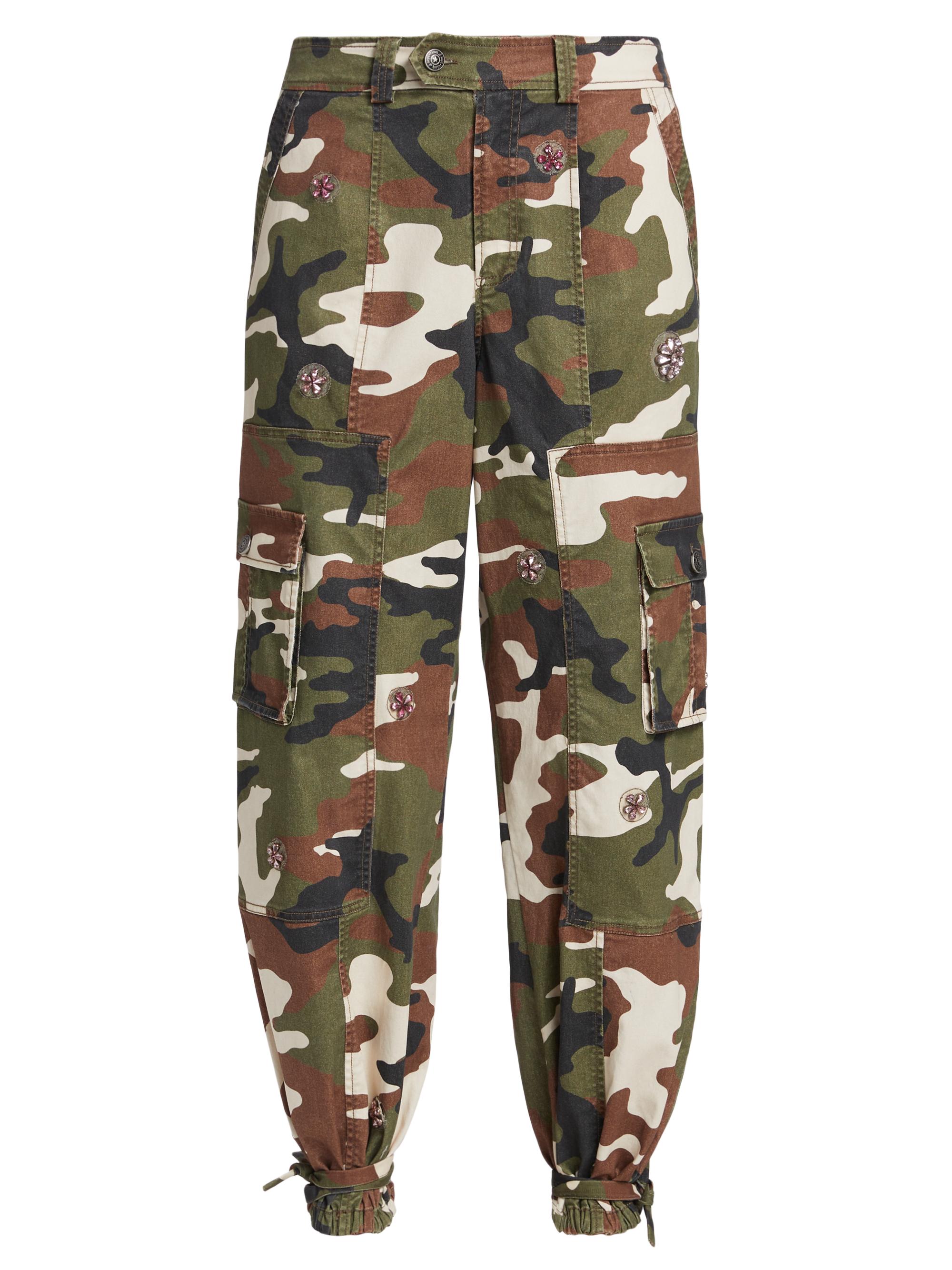 Cinq à Sept Love Camo Zola Pants | Saks Fifth Avenue