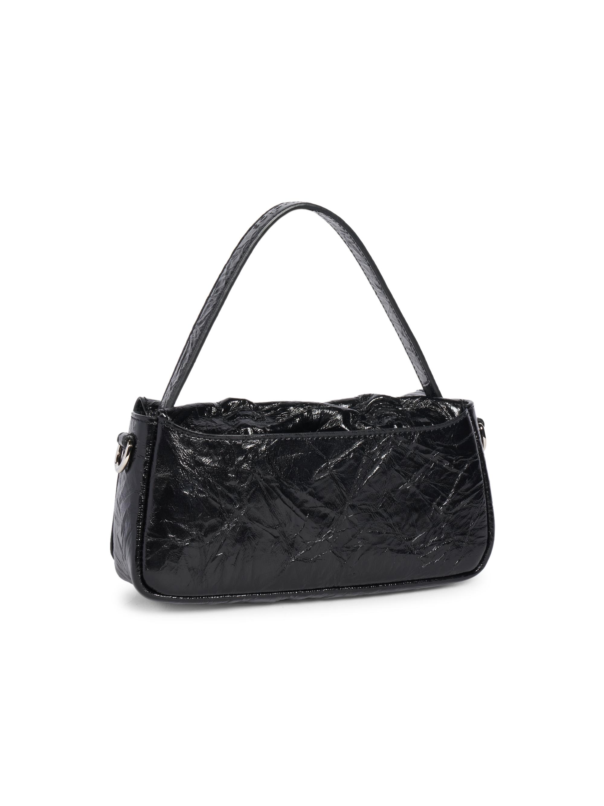 Acne Studios Multipocket Micro Crinkled Leather Shoulder Bag